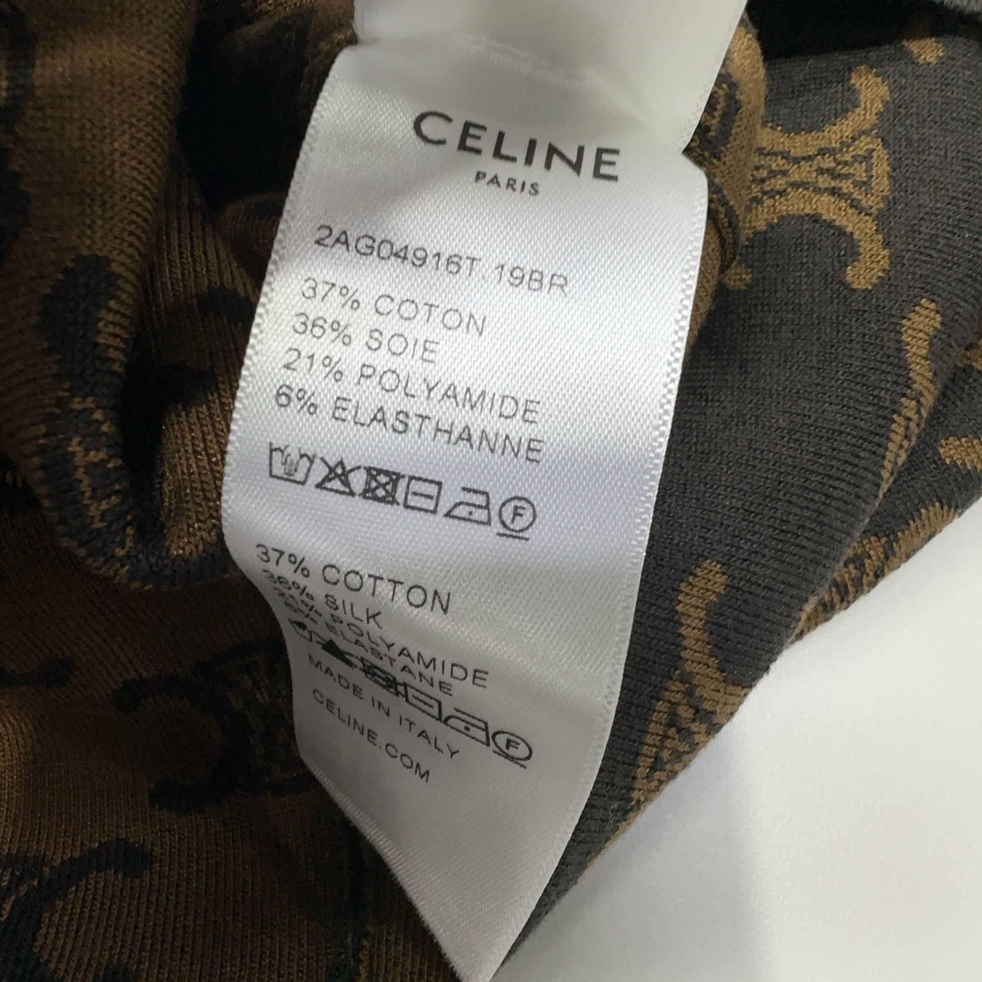 Celine Celine Triomphe Logo Knit Mini Skirt Size S Size 26" / US 2 / IT 38 - 4 Thumbnail