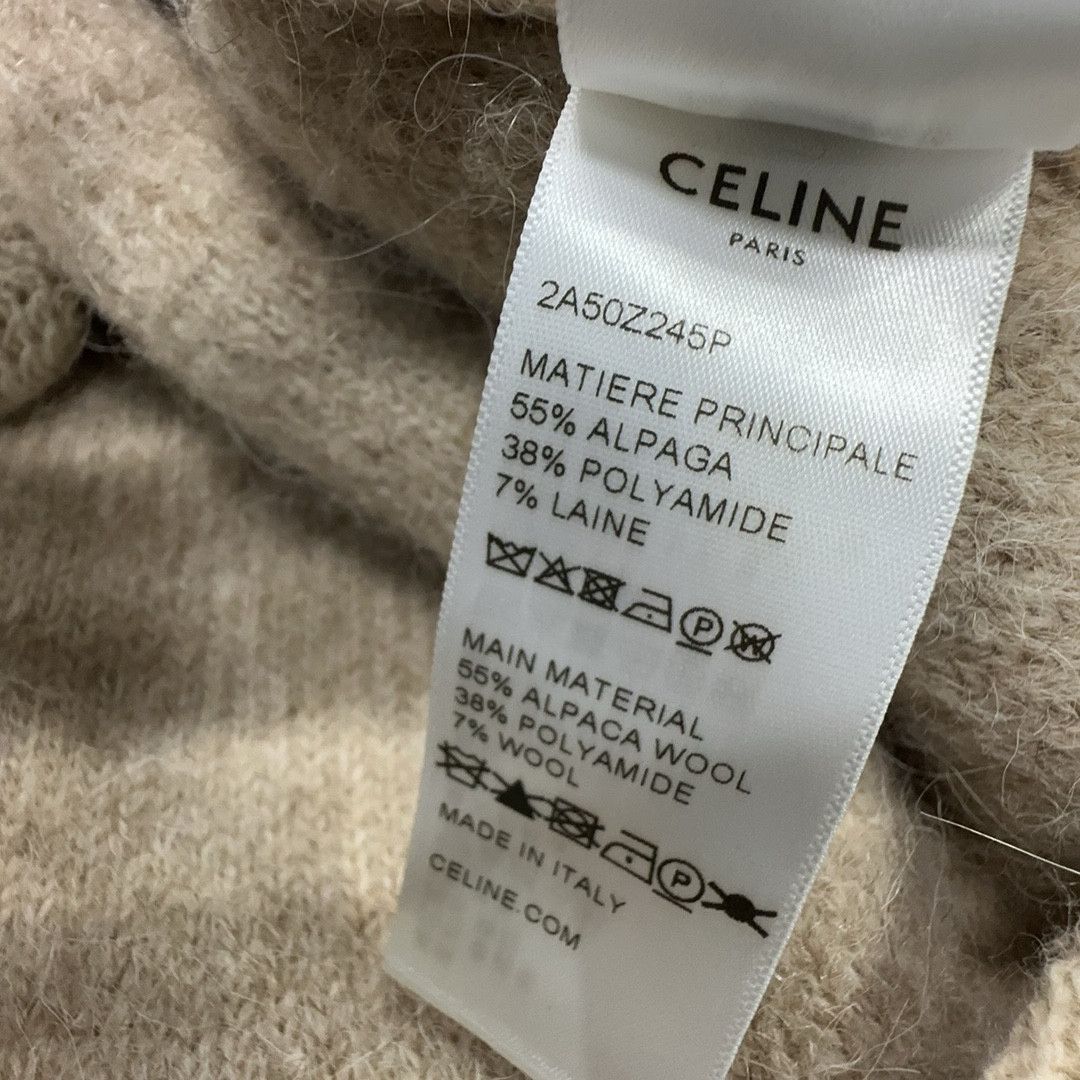 Celine Celine Alpaca Blend Round Neck Jacket Size XS Size XS / US 0-2 / IT 36-38 - 3 Thumbnail