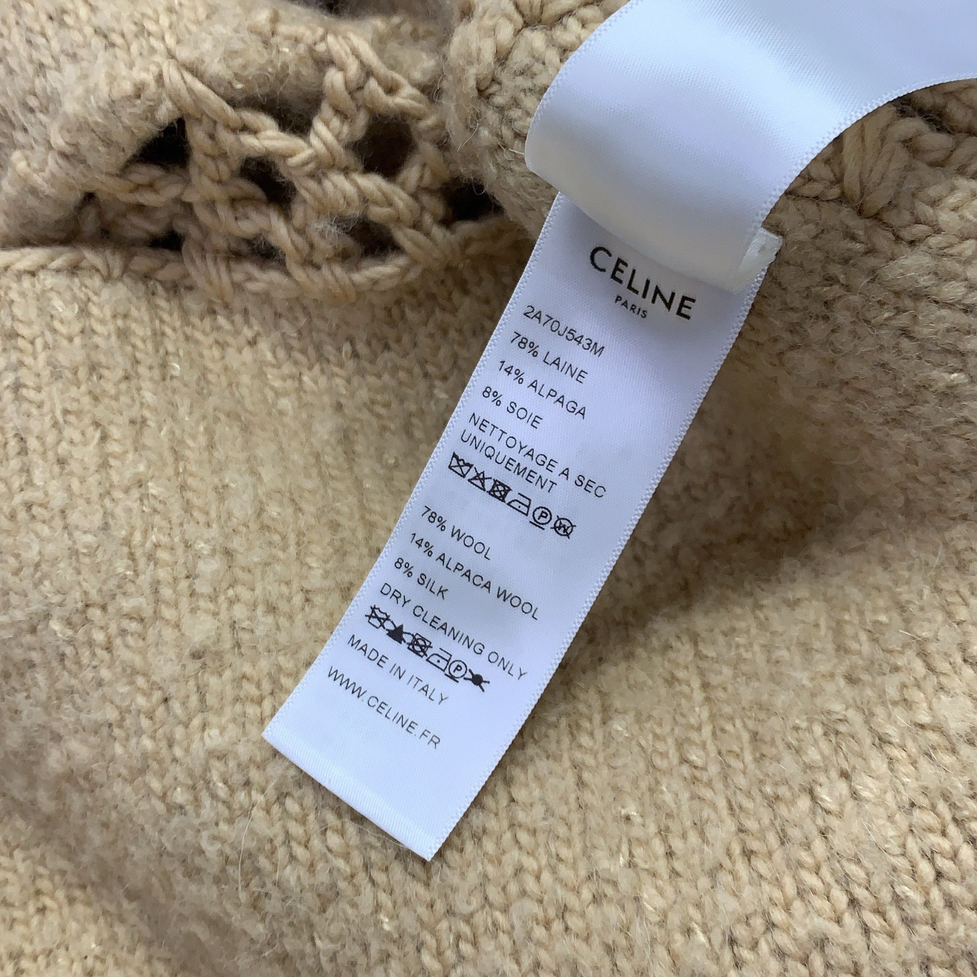 Celine Celine Wool Blend Teddy Jacket Size M Size M / US 6-8 / IT 42-44 - 4 Thumbnail