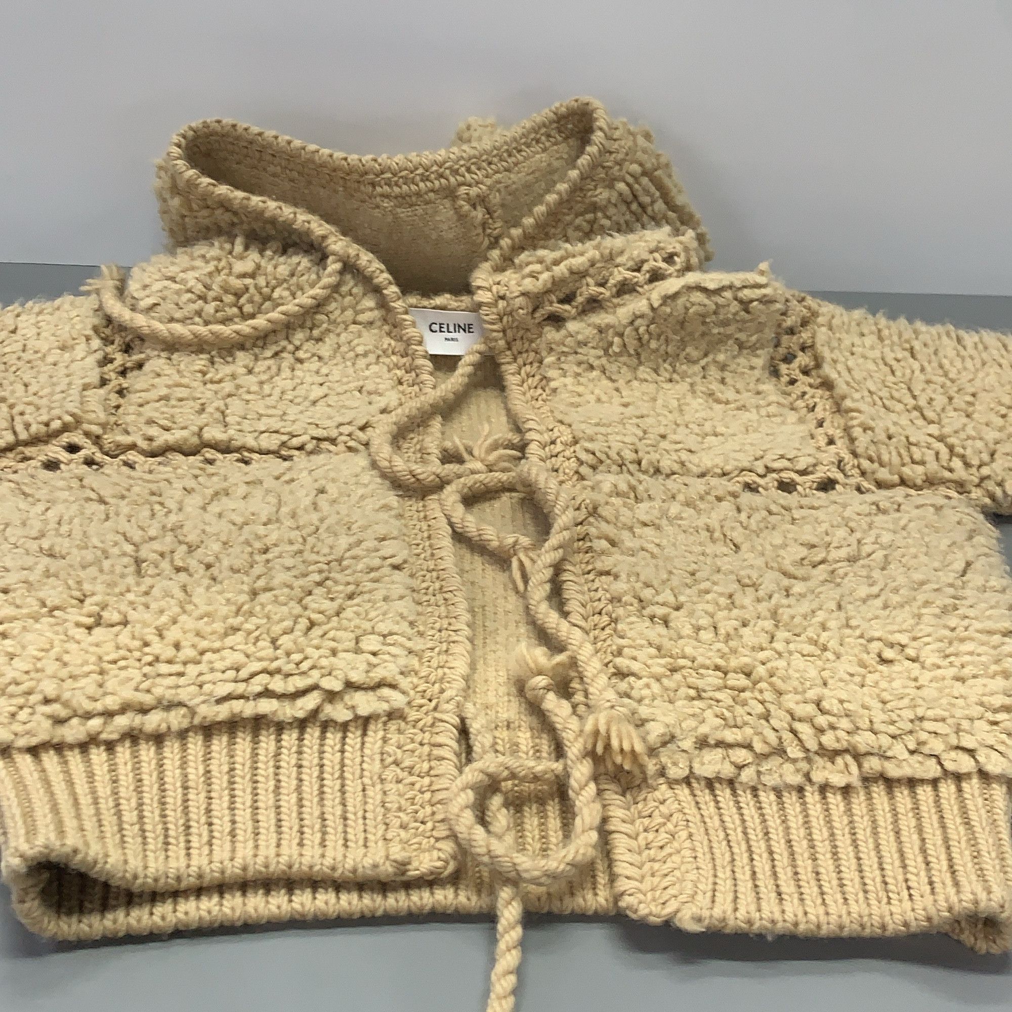 Celine Celine Wool Blend Teddy Jacket Size M Size M / US 6-8 / IT 42-44 - 10 Thumbnail