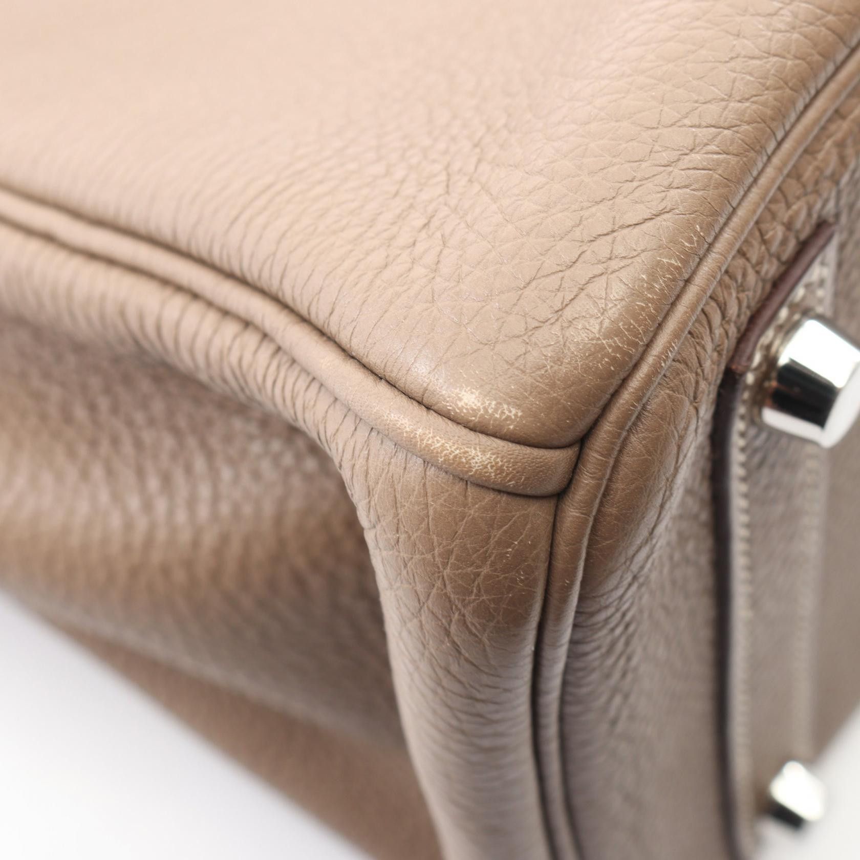 Hermes Hermes Hermes Birkin30 Clemence Leather Handbag N DUTY FREE for USA Size ONE SIZE - 9 Thumbnail