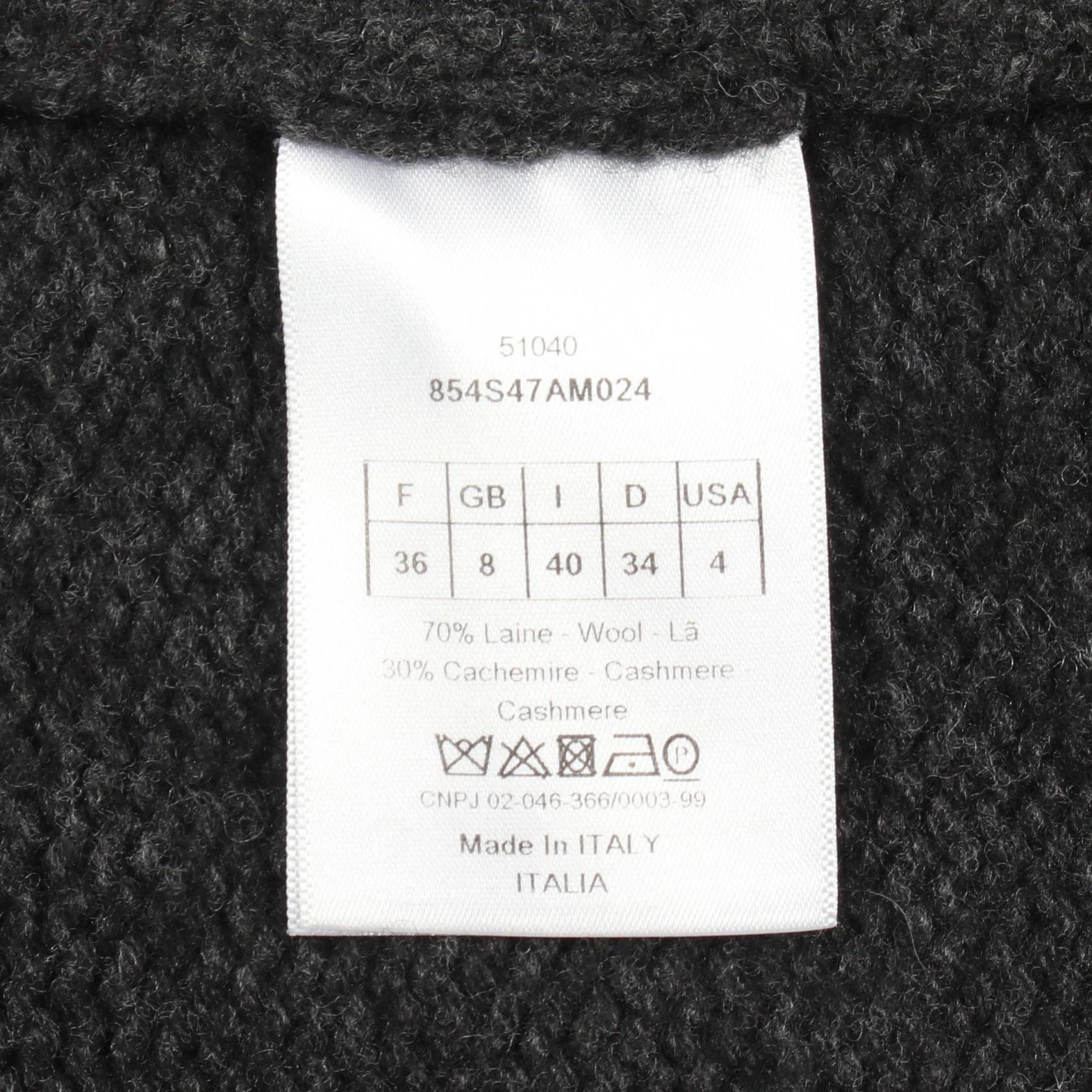 Dior Dior Christian Dior Youthquake Cashmere Top Textile Tops 854S47AM024 DUTY FREE for USA Size ONE SIZE - 4 Thumbnail