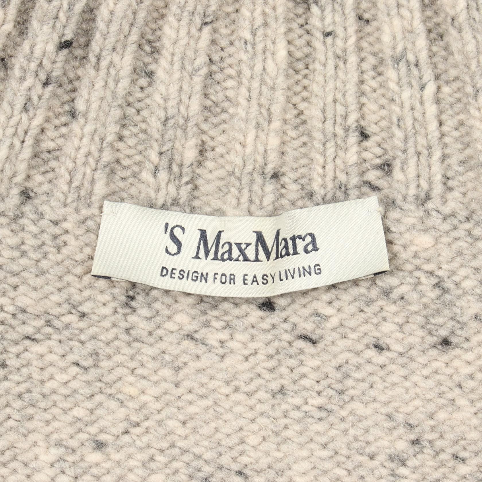 Max Mara Max Mara S Max Mara GIOELE Wool Cashmere Knit Top Textile Tops 93661023 DUTY FREE for USA Size ONE SIZE - 3 Thumbnail