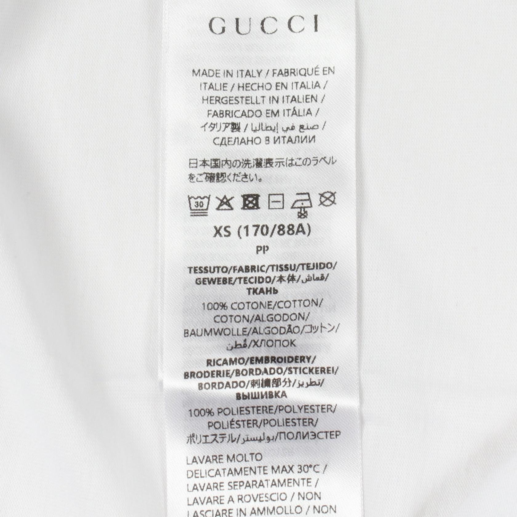 Gucci Gucci Gucci Higuchi Yuko Cotton T Shirt Textile T-Shirts DUTY FREE for USA Size ONE SIZE - 4 Thumbnail
