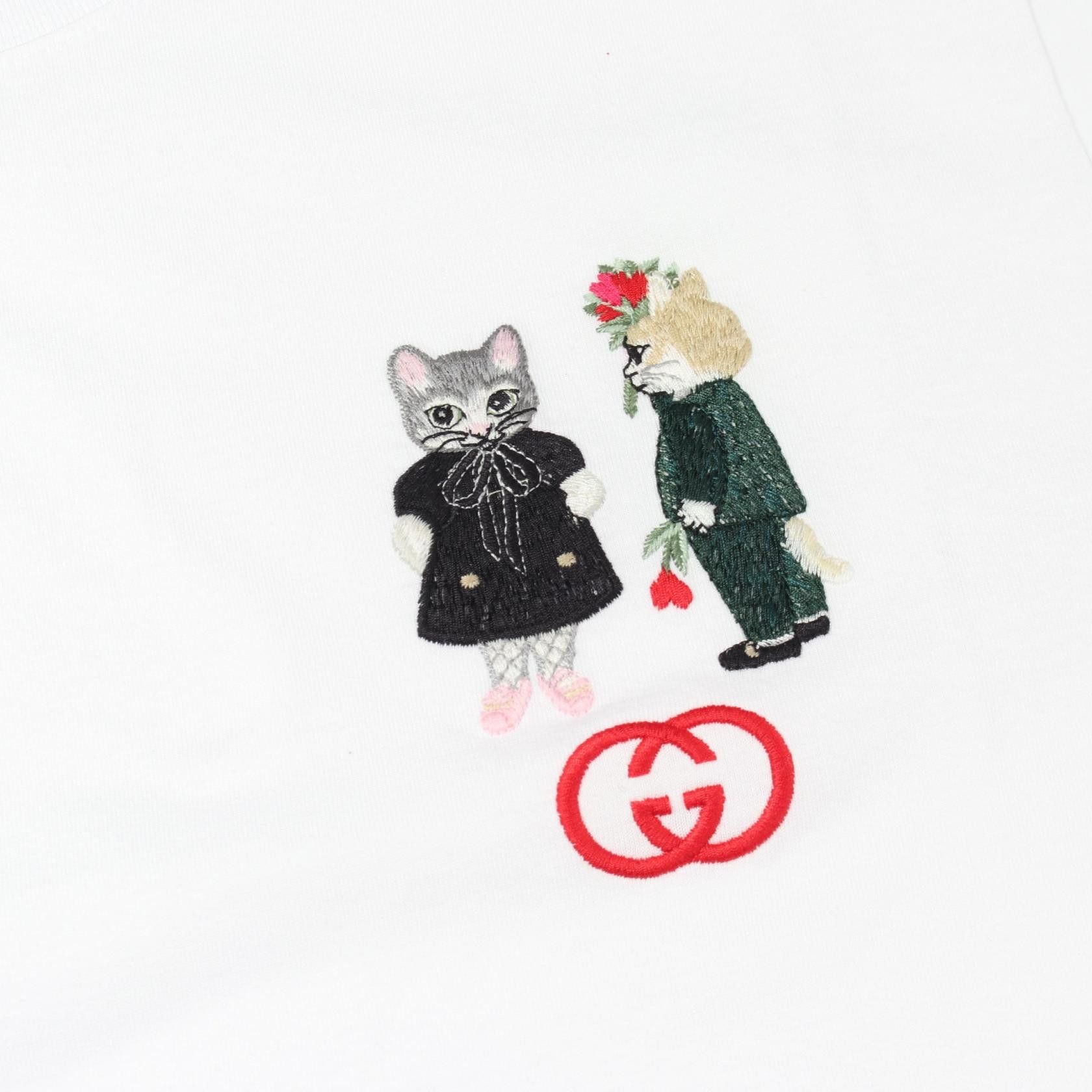 Gucci Gucci Gucci Higuchi Yuko Cotton T Shirt Textile T-Shirts DUTY FREE for USA Size ONE SIZE - 5 Thumbnail