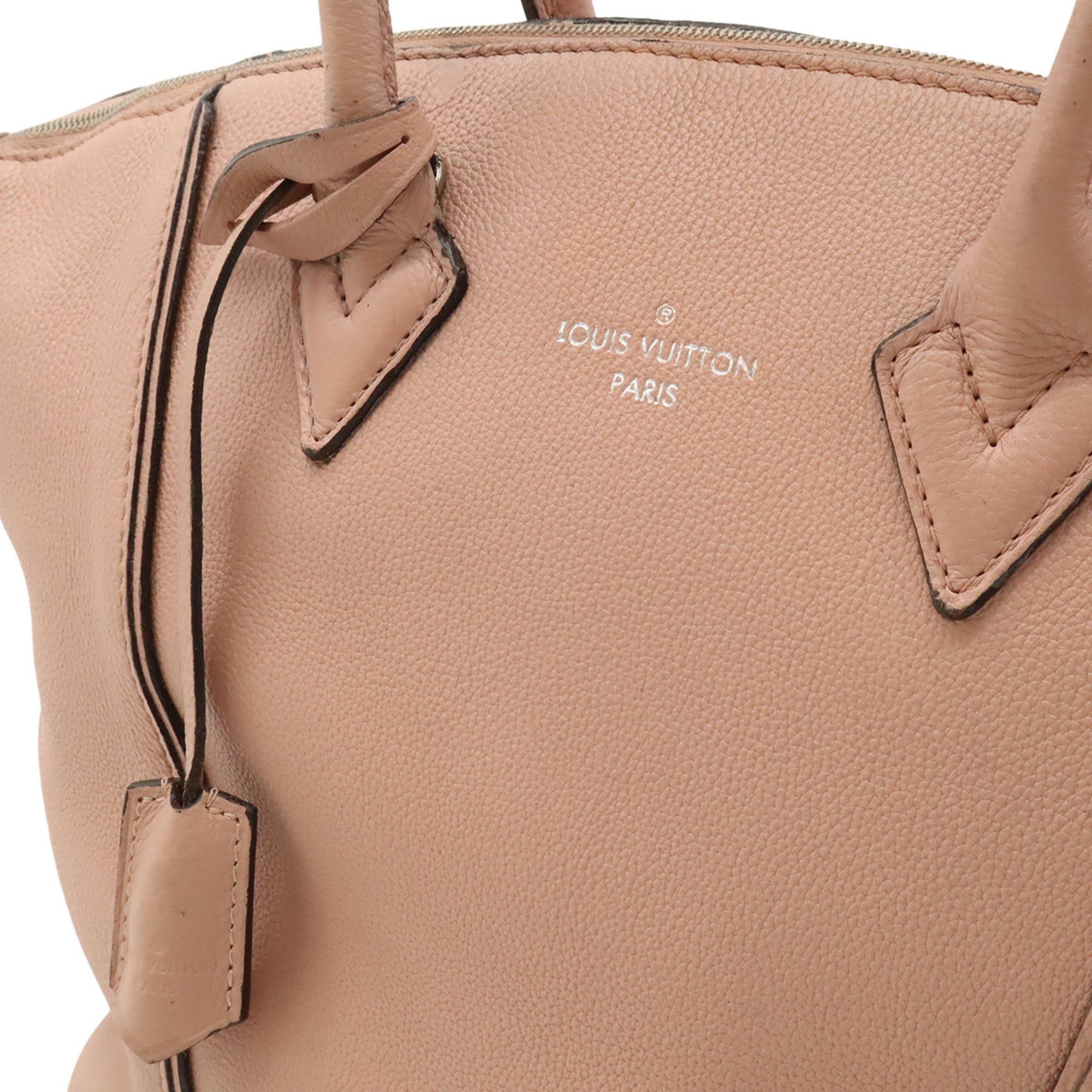 Louis Vuitton Louis Vuitton Parnasséa Lockit MM Tote Bag Handbag Veau Cachemire Leather Magnolia M94594 Size ONE SIZE - 10 Thumbnail