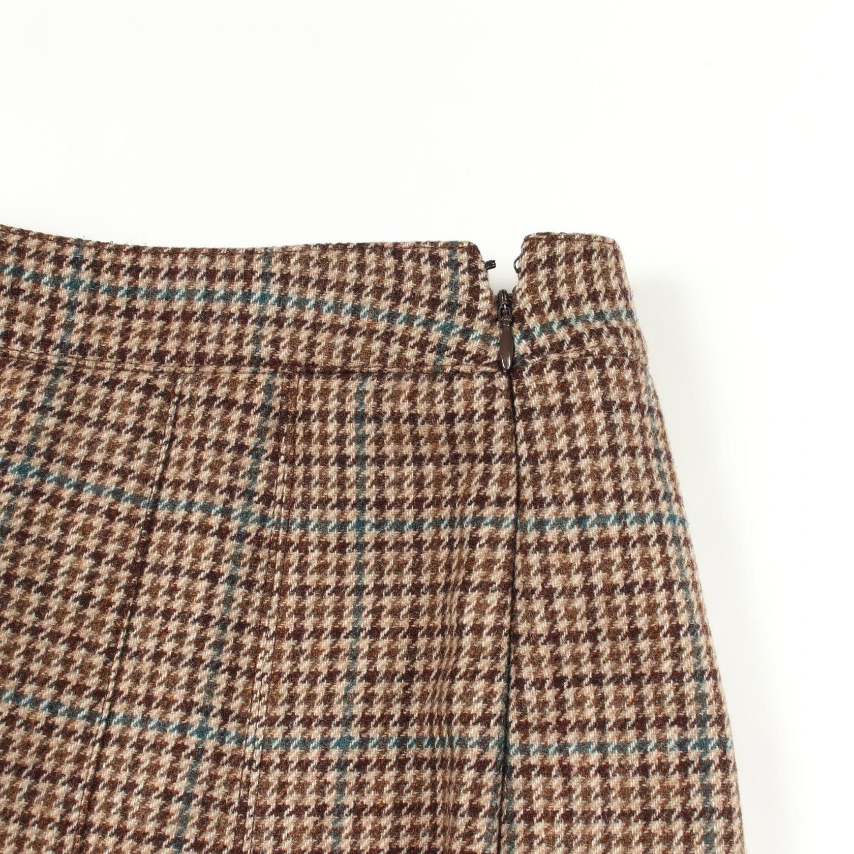 Celine Celine CELINE Houndstooth Wool Skirt Textile Skirts DUTY FREE for USA Size ONE SIZE - 5 Thumbnail