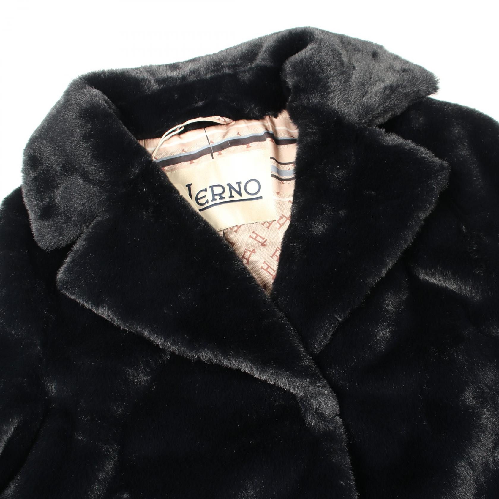 Other Other Herno Eco Fur Polyester Coat Textile Outerwear DUTY FREE for USA Size ONE SIZE - 7 Thumbnail