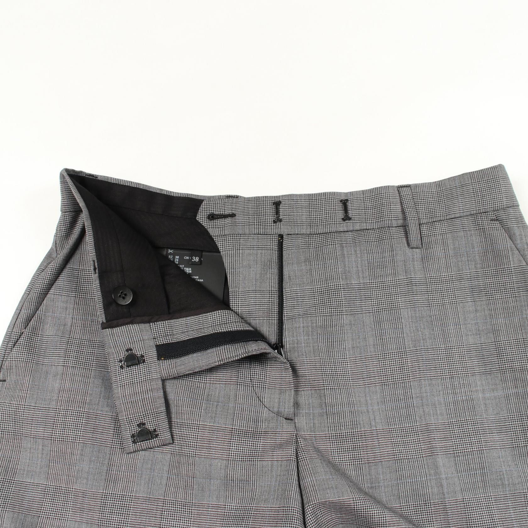 Prada Prada Prada Glen Check Wool Cotton Shorts Textile Shorts DUTY FREE for USA Size ONE SIZE - 6 Thumbnail