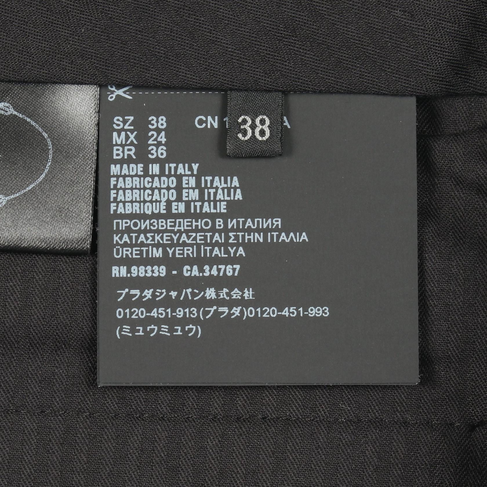 Prada Prada Prada Glen Check Wool Cotton Shorts Textile Shorts DUTY FREE for USA Size ONE SIZE - 5 Thumbnail