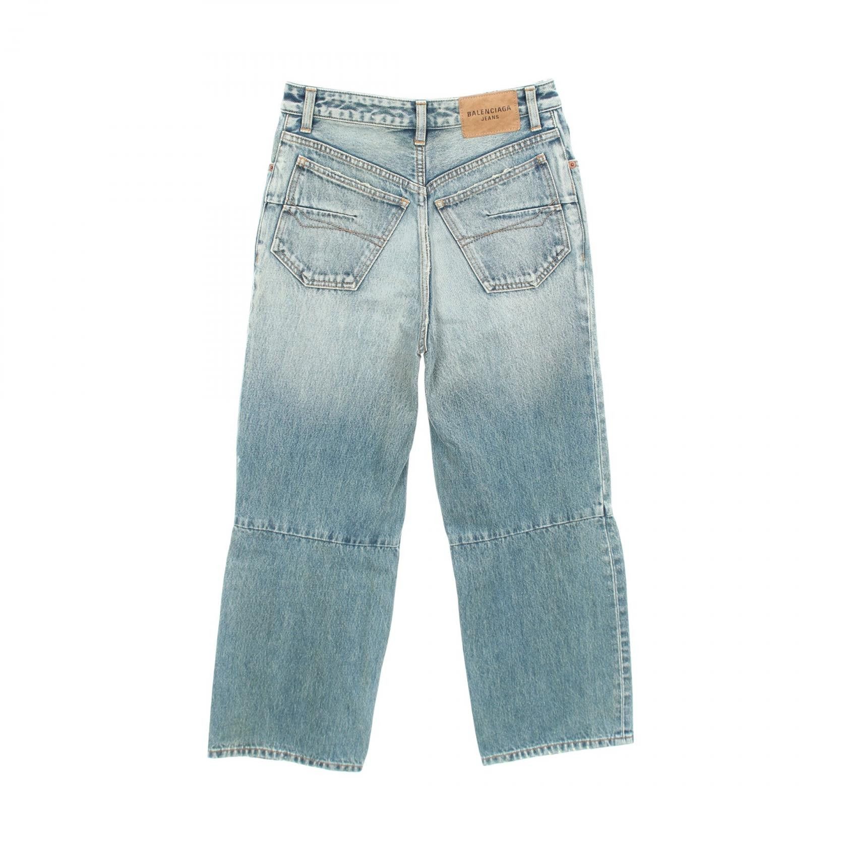 Balenciaga Balenciaga Balenciaga Cotton Denim Pants Textile Jeans DUTY FREE for USA Size ONE SIZE - 2 Thumbnail