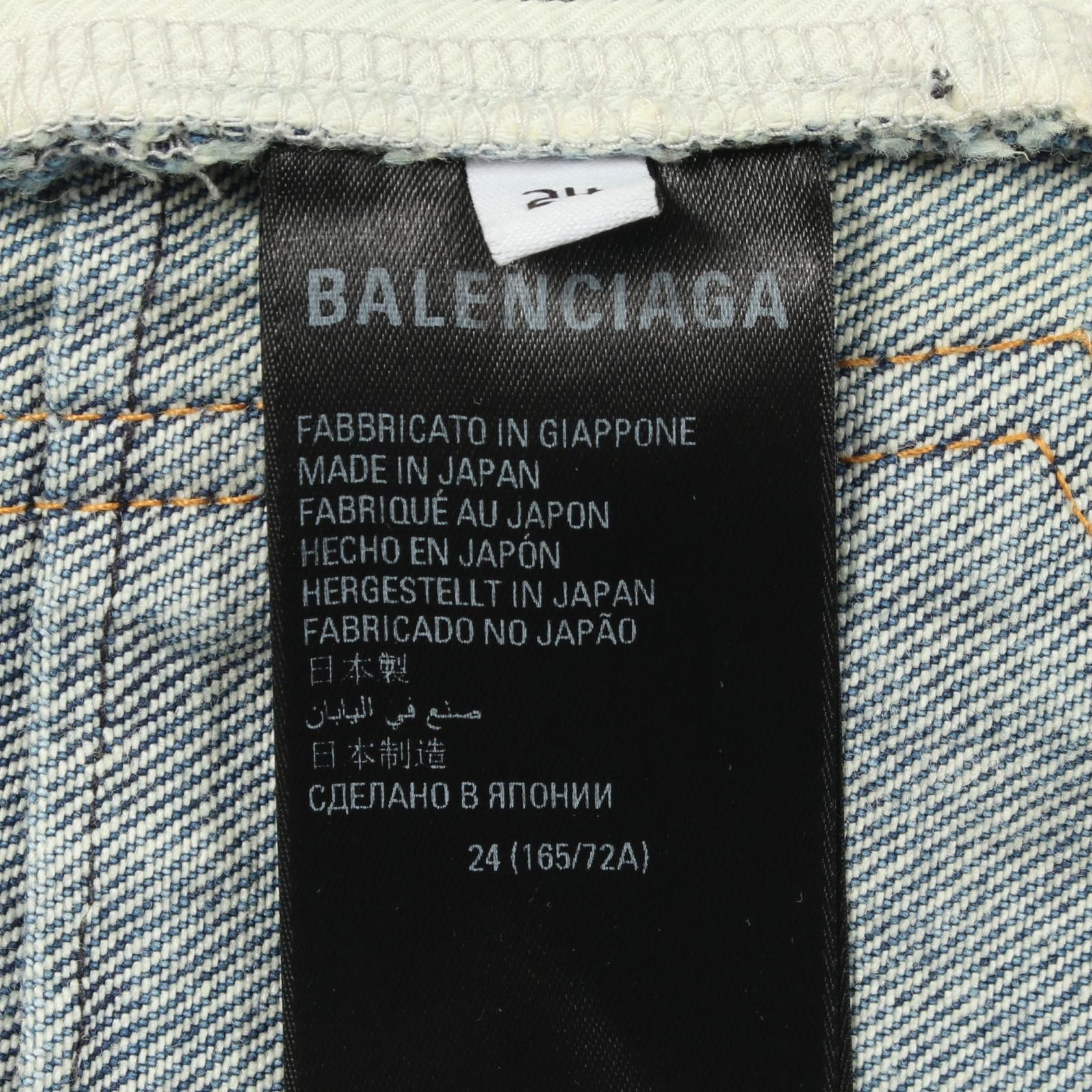 Balenciaga Balenciaga Balenciaga Cotton Denim Pants Textile Jeans DUTY FREE for USA Size ONE SIZE - 5 Thumbnail