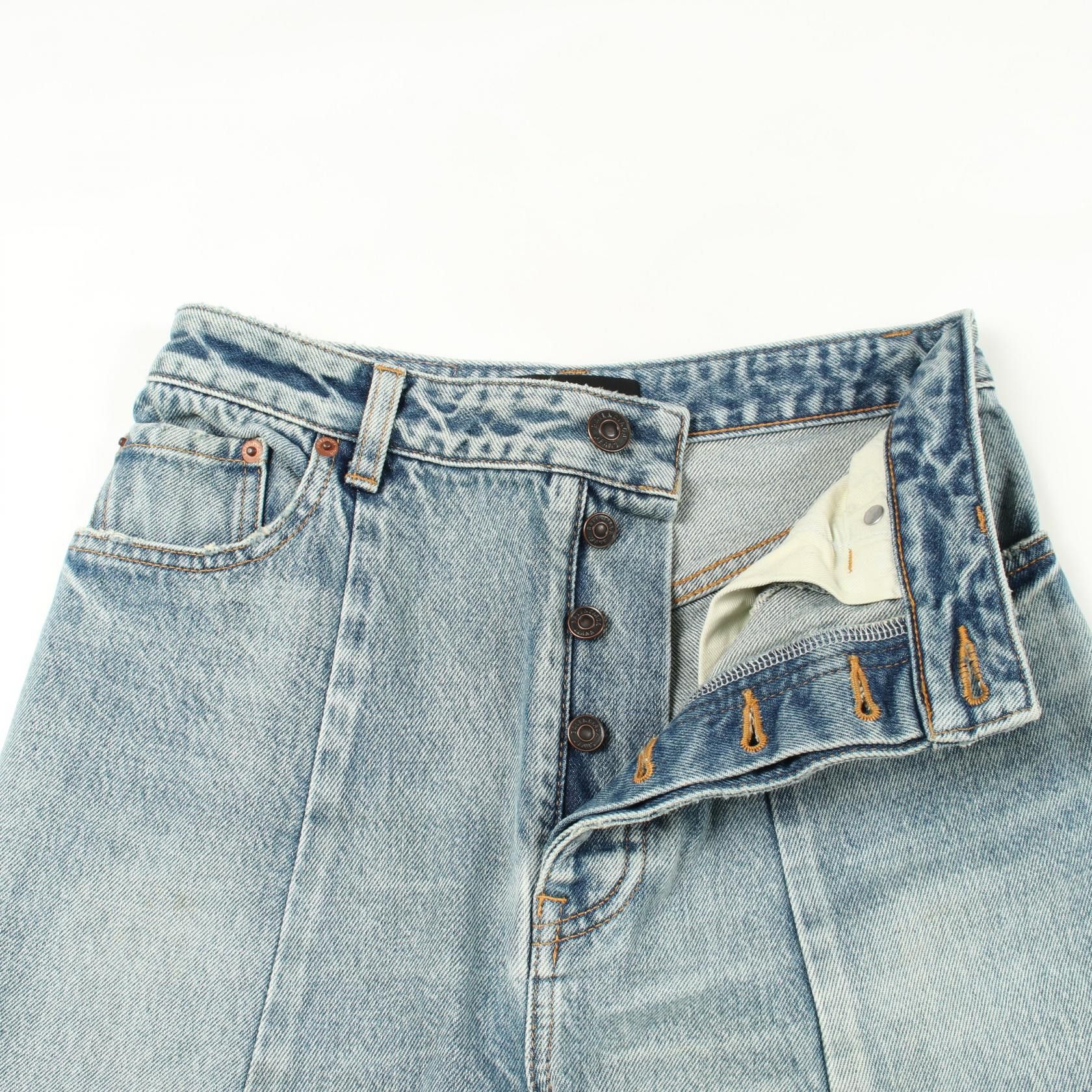 Balenciaga Balenciaga Balenciaga Cotton Denim Pants Textile Jeans DUTY FREE for USA Size ONE SIZE - 6 Thumbnail
