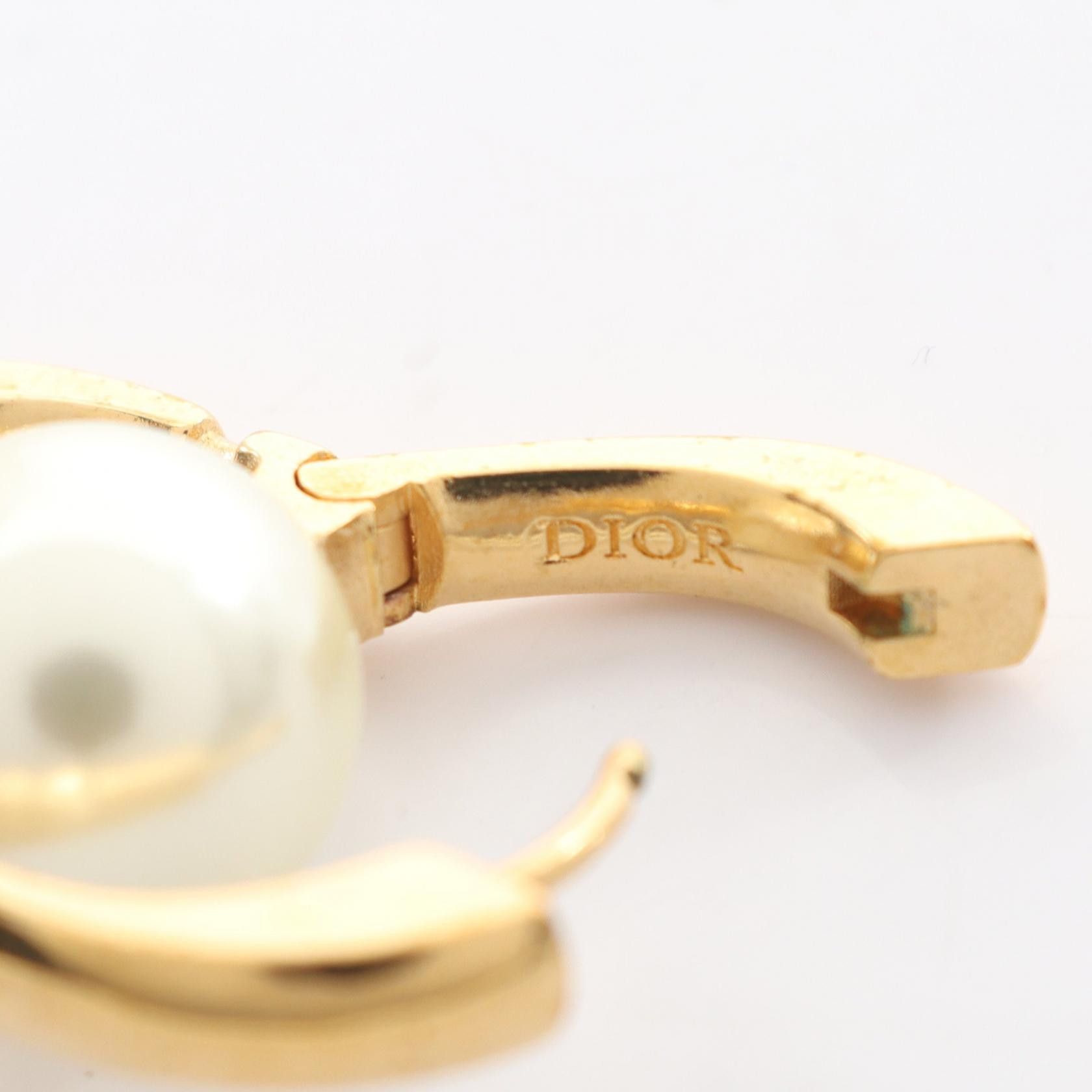 Dior Dior Dior CD Logo Pearl Earrings Plastic / Synthetic Earrings DUTY FREE for USA Size ONE SIZE - 4 Thumbnail