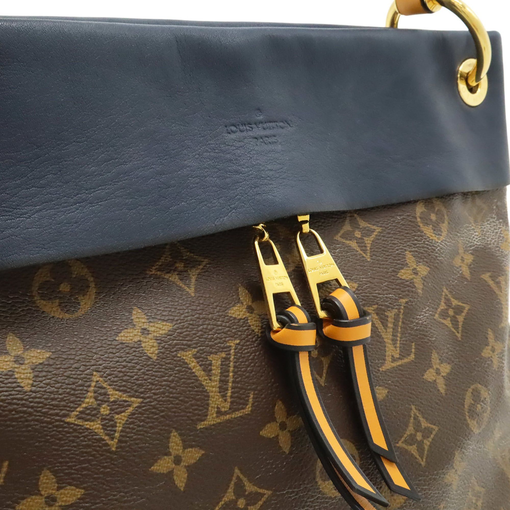 Louis Vuitton Louis Vuitton Monogram Tuileries Besace Handbag Shoulder Bag Leather Marine Bordeaux M43441 Size ONE SIZE - 10 Thumbnail