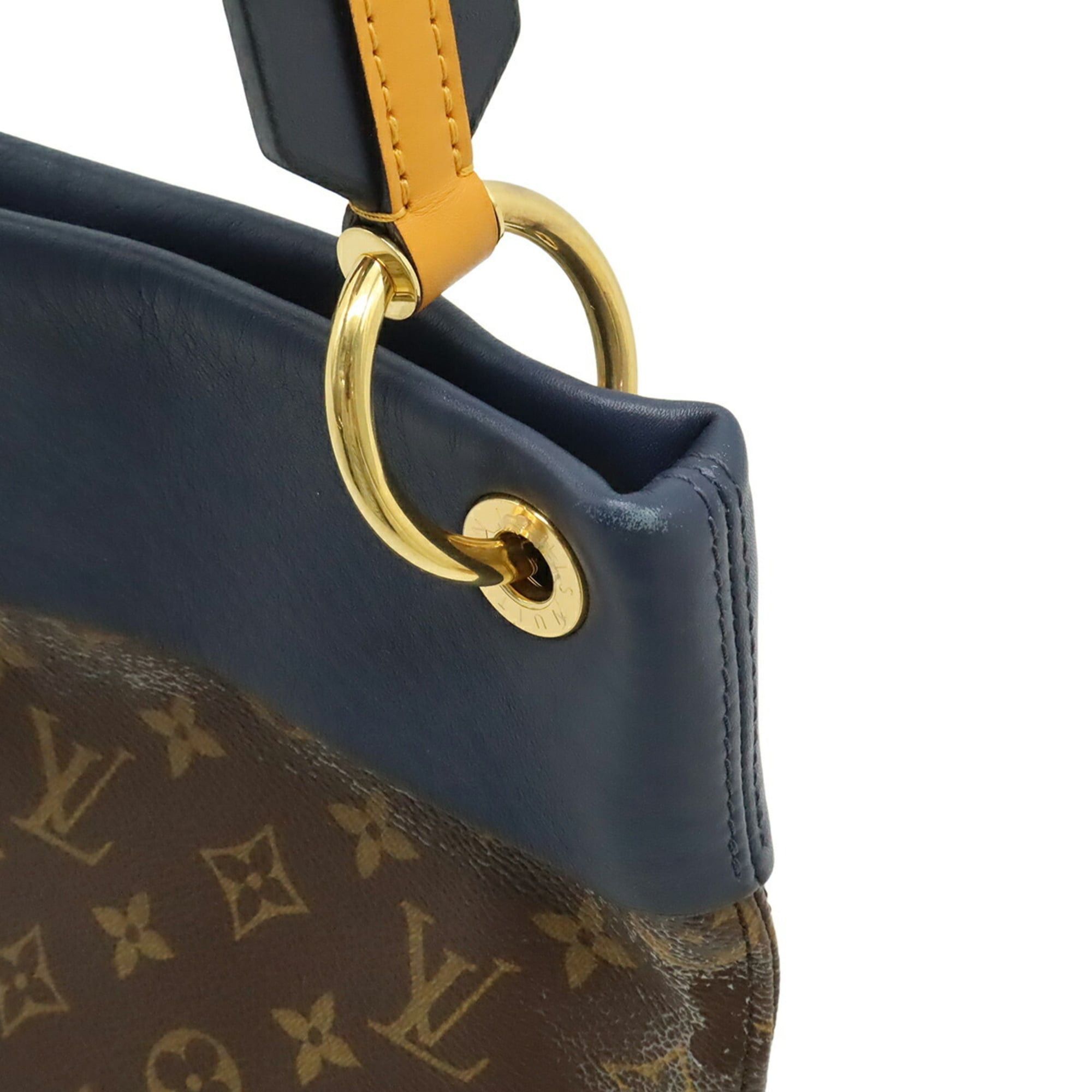 Louis Vuitton Louis Vuitton Monogram Tuileries Besace Handbag Shoulder Bag Leather Marine Bordeaux M43441 Size ONE SIZE - 9 Thumbnail