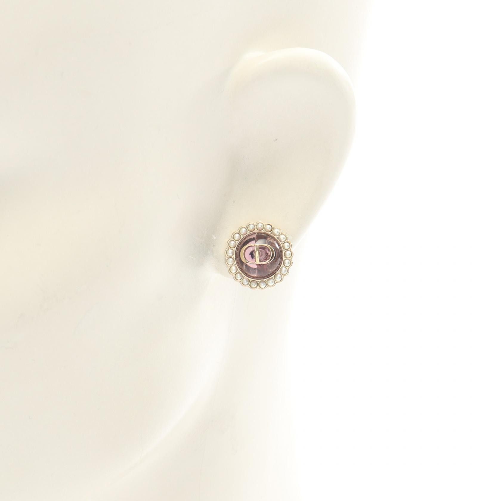 Dior Dior Dior Petit CD Baroque Earrings Metal Earrings DUTY FREE for USA Size ONE SIZE - 4 Thumbnail