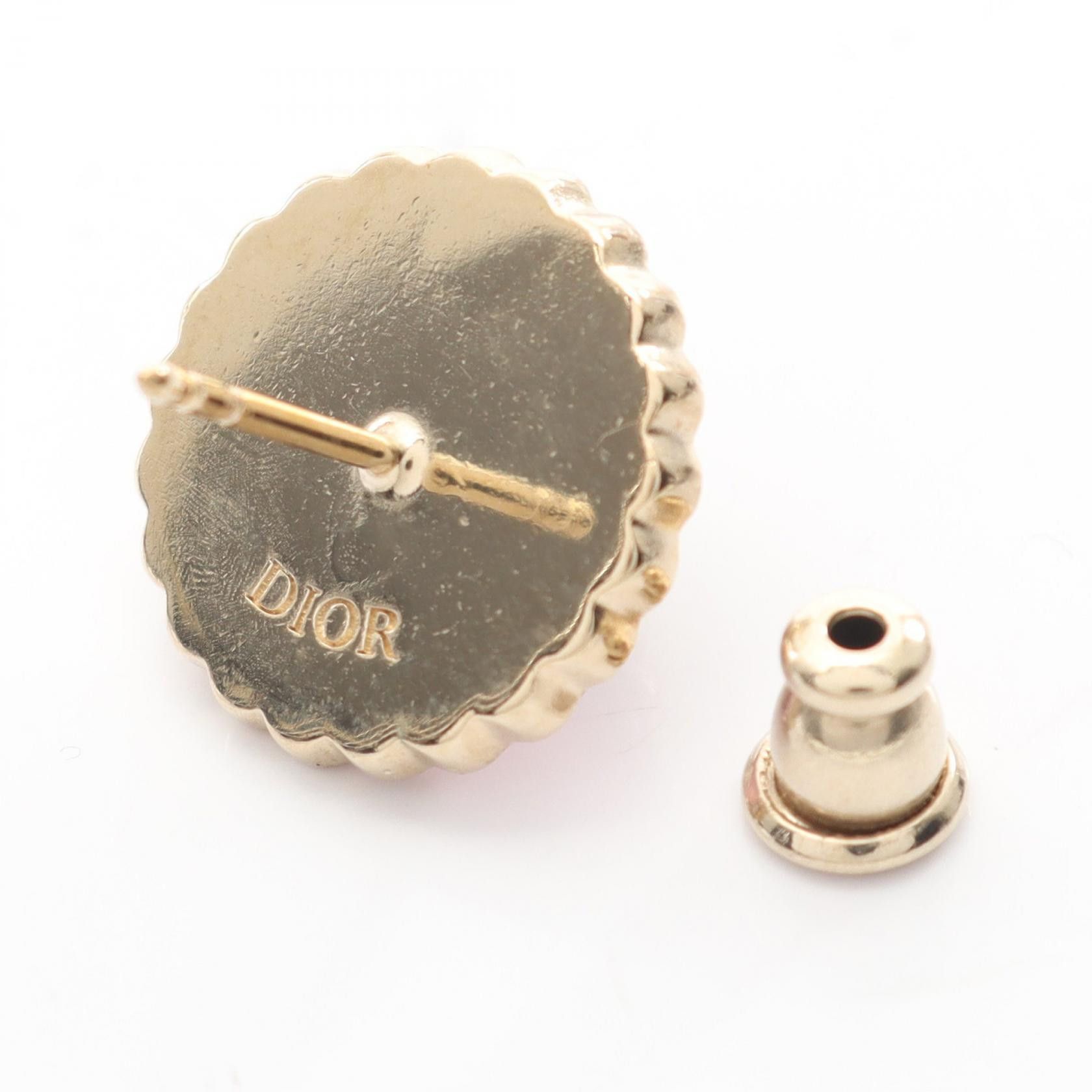 Dior Dior Dior Petit CD Baroque Earrings Metal Earrings DUTY FREE for USA Size ONE SIZE - 2 Thumbnail