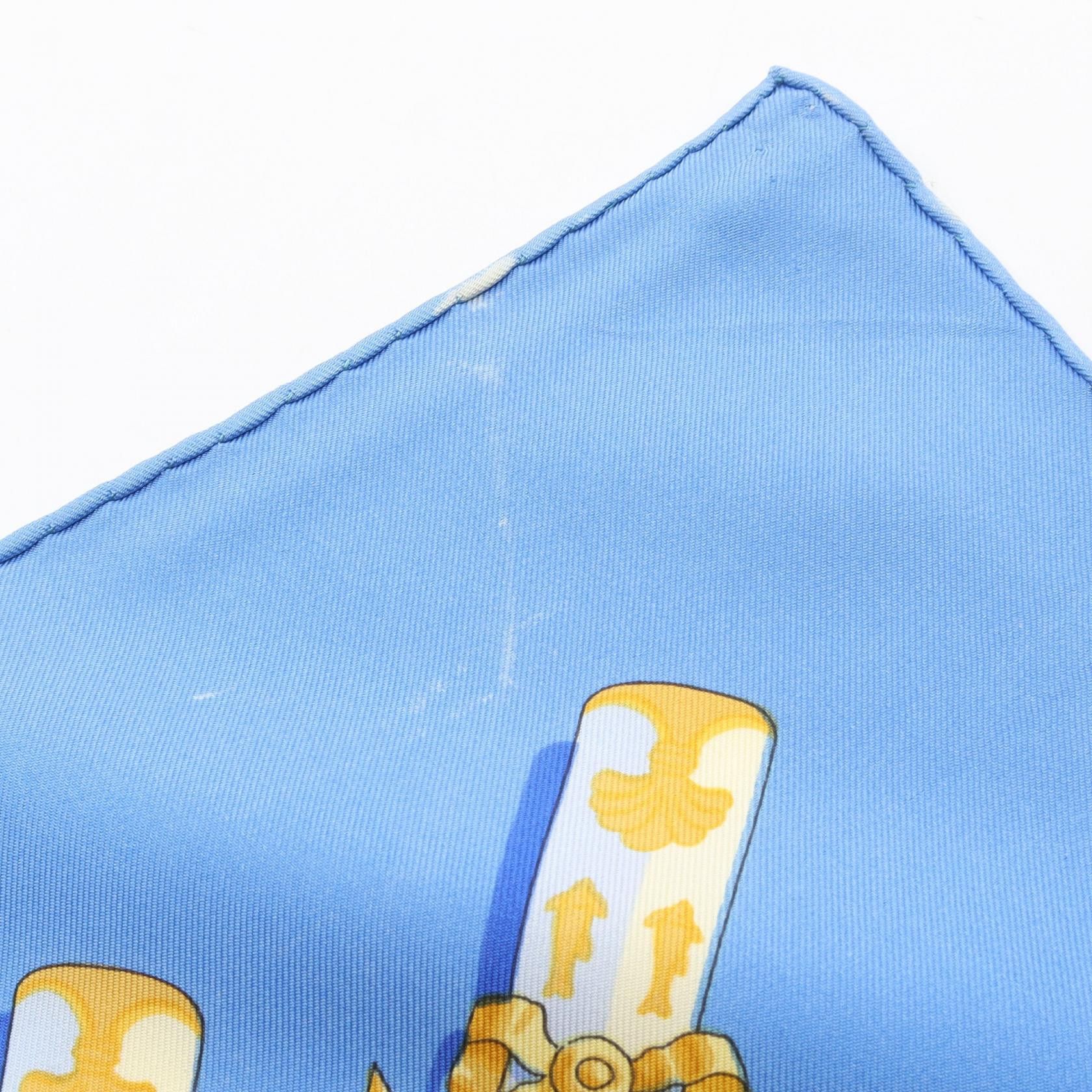 Hermes Hermes Hermes Carre90 La MARINE a RAMES Silk Scarf Textile Scarf DUTY FREE for USA Size ONE SIZE - 4 Thumbnail