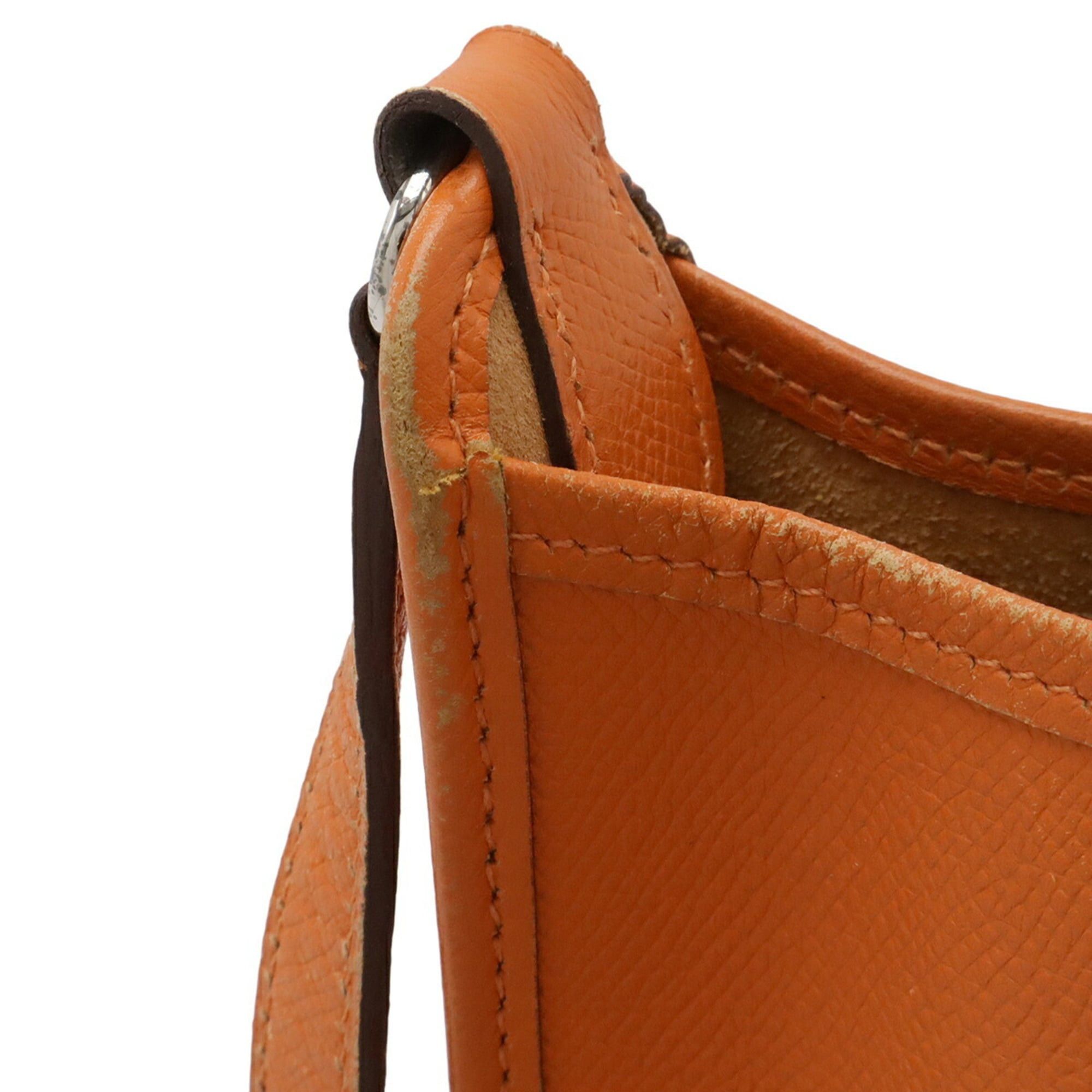 Hermes HERMES Vespa TPM Shoulder Bag/Pochette, Leather, Orange, □H Stamp Size ONE SIZE - 5 Thumbnail
