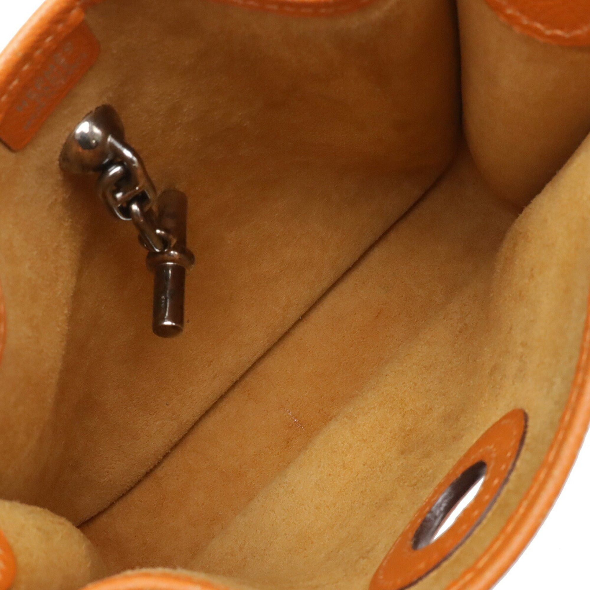 Hermes HERMES Vespa TPM Shoulder Bag/Pochette, Leather, Orange, □H Stamp Size ONE SIZE - 8 Thumbnail