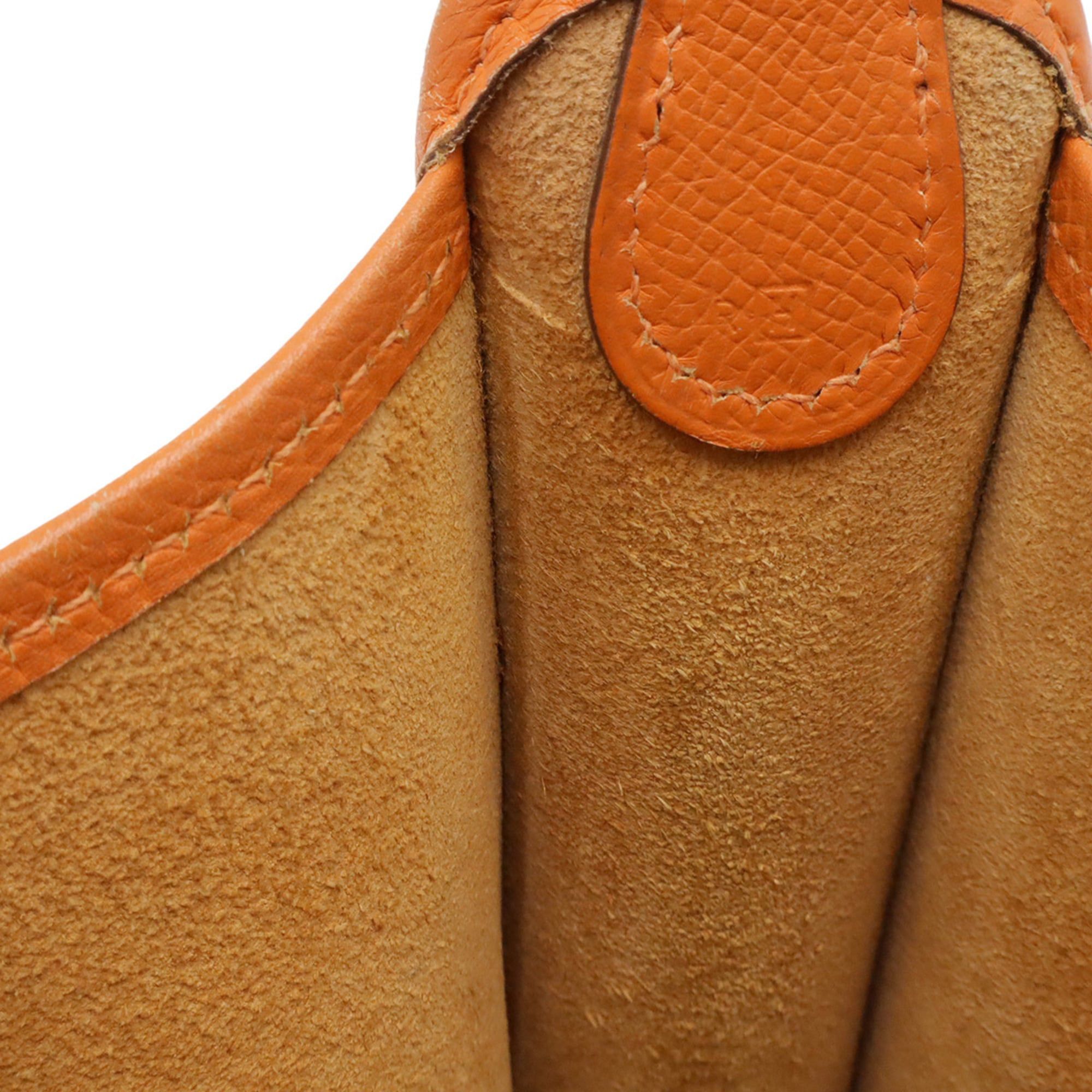 Hermes HERMES Vespa TPM Shoulder Bag/Pochette, Leather, Orange, □H Stamp Size ONE SIZE - 10 Thumbnail