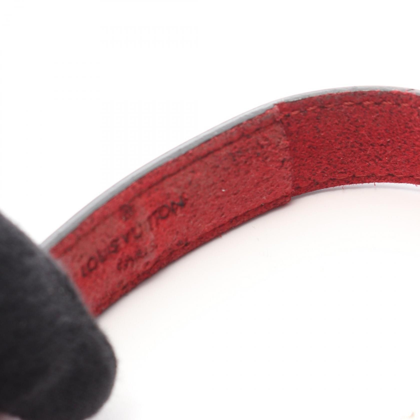 Louis Vuitton Louis Vuitton Louis Vuitton Brasle Voeux Goodluck Leather Stainless Steel Bracelet Leather Bracelet M64447 DUTY FREE for USA Size ONE SIZE - 7 Thumbnail