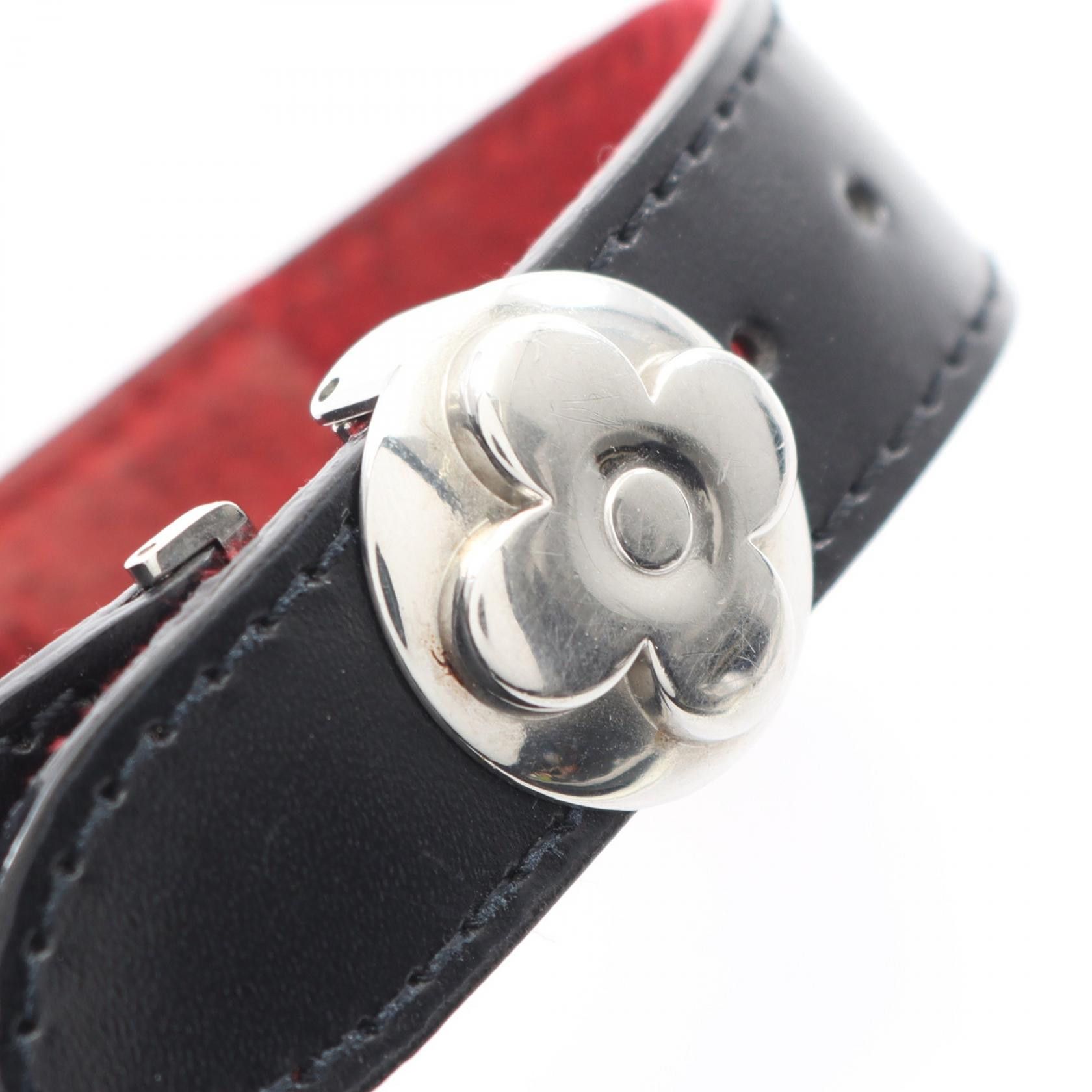 Louis Vuitton Louis Vuitton Louis Vuitton Brasle Voeux Goodluck Leather Stainless Steel Bracelet Leather Bracelet M64447 DUTY FREE for USA Size ONE SIZE - 8 Thumbnail
