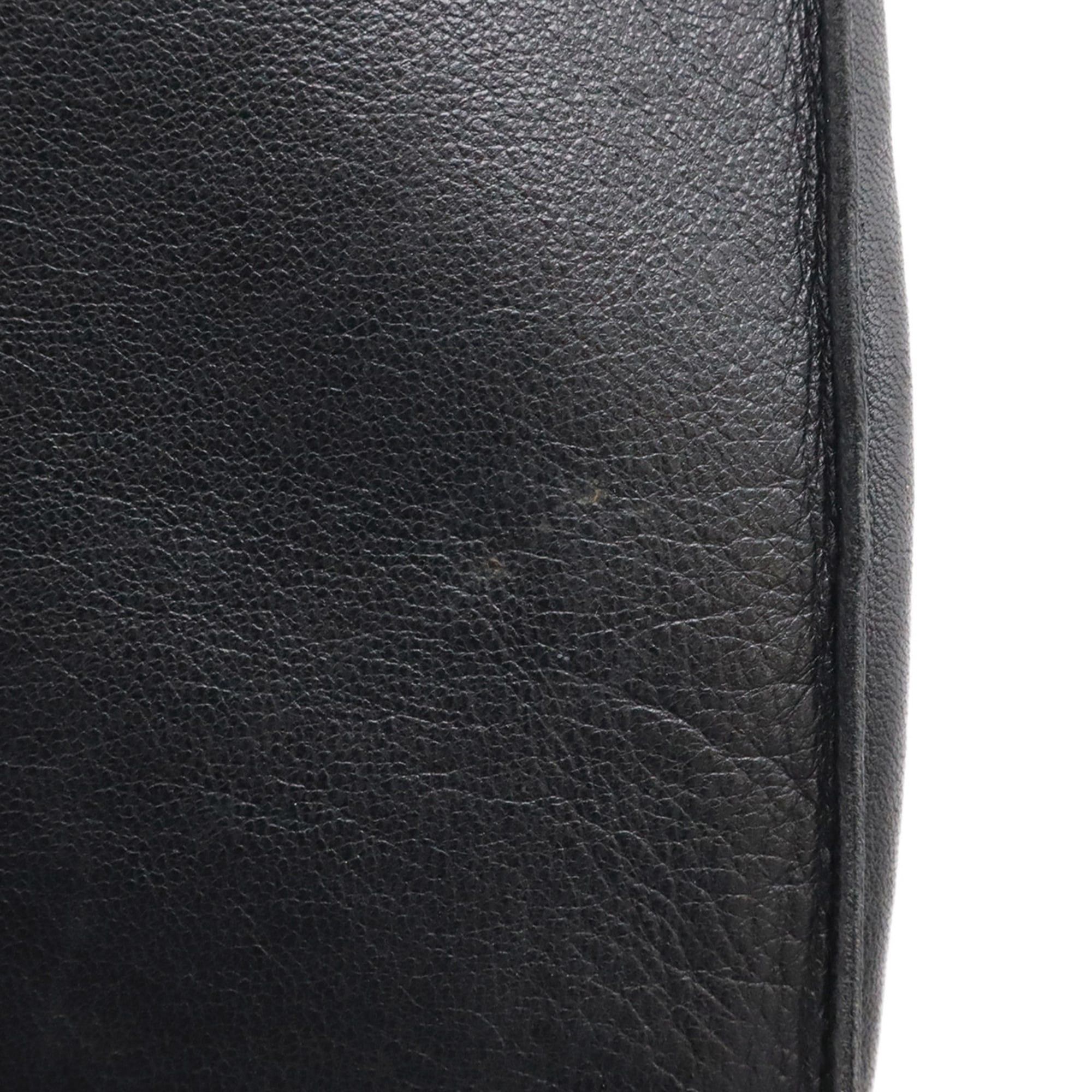 Hermes HERMES Clou de Selle Shoulder Bag/Pochette, Perforated Lambskin Leather, Black, □M Stamp Size ONE SIZE - 5 Thumbnail