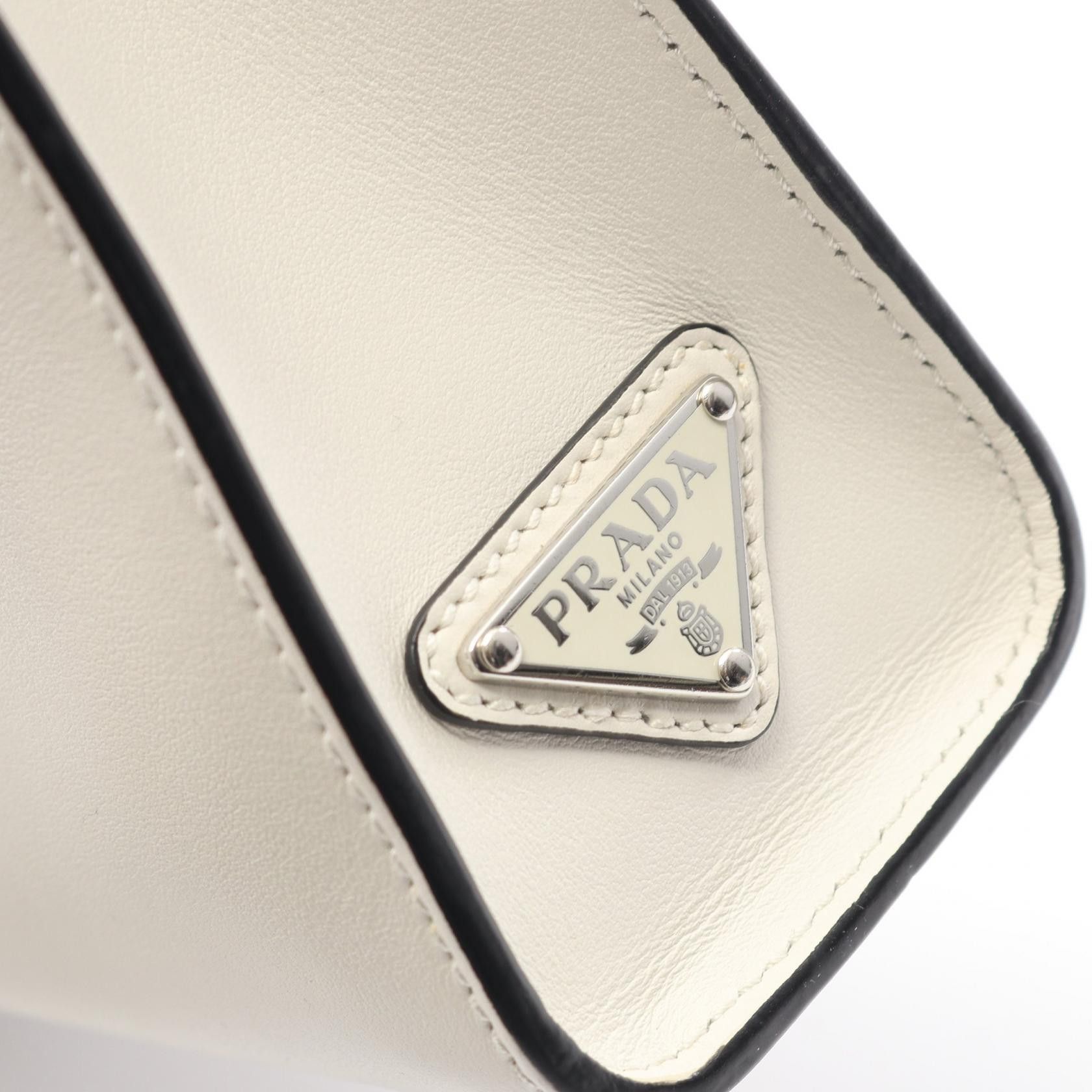 Prada Prada Prada Emboss Logo Leather Handbag Leather Handbag 1BA333 DUTY FREE for USA Size ONE SIZE - 5 Thumbnail