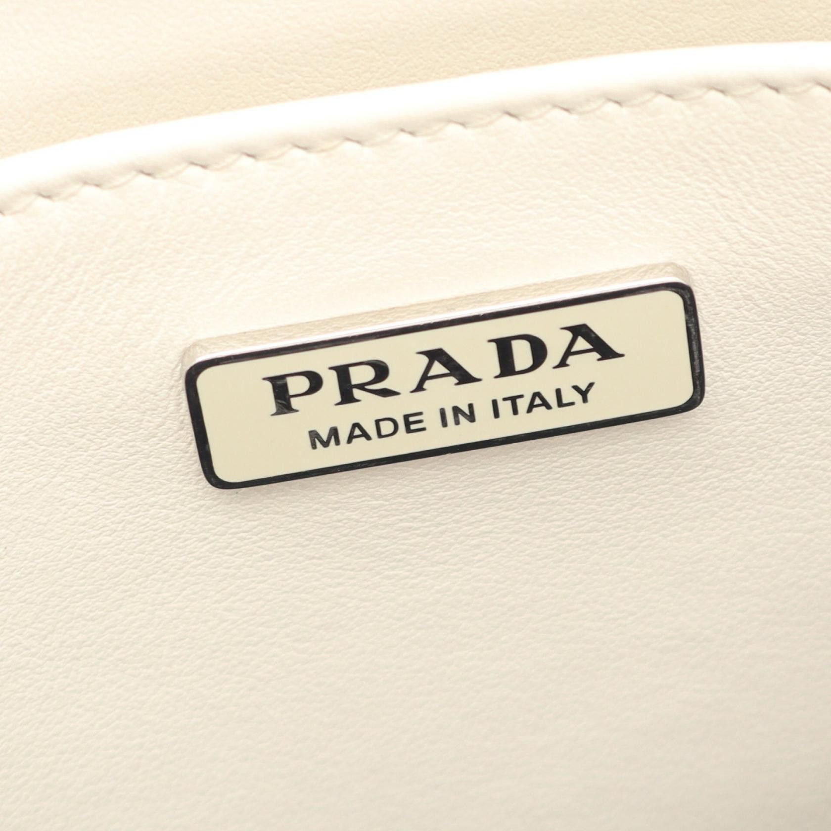 Prada Prada Prada Emboss Logo Leather Handbag Leather Handbag 1BA333 DUTY FREE for USA Size ONE SIZE - 4 Thumbnail