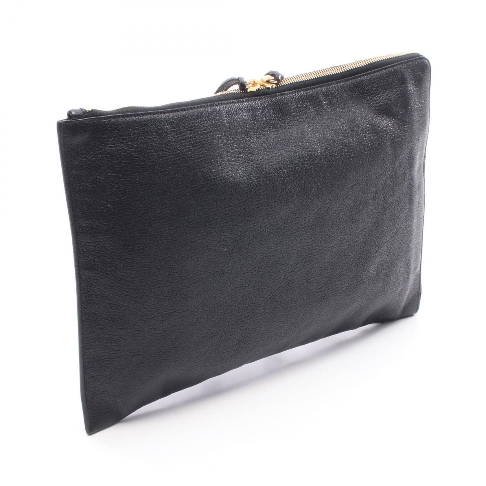 Balenciaga Balenciaga Balenciaga Classic Metallic Edge Leather Clutch Bag Leather Clutch Bag 390186 DUTY FREE for USA Size ONE SIZE - 2 Thumbnail