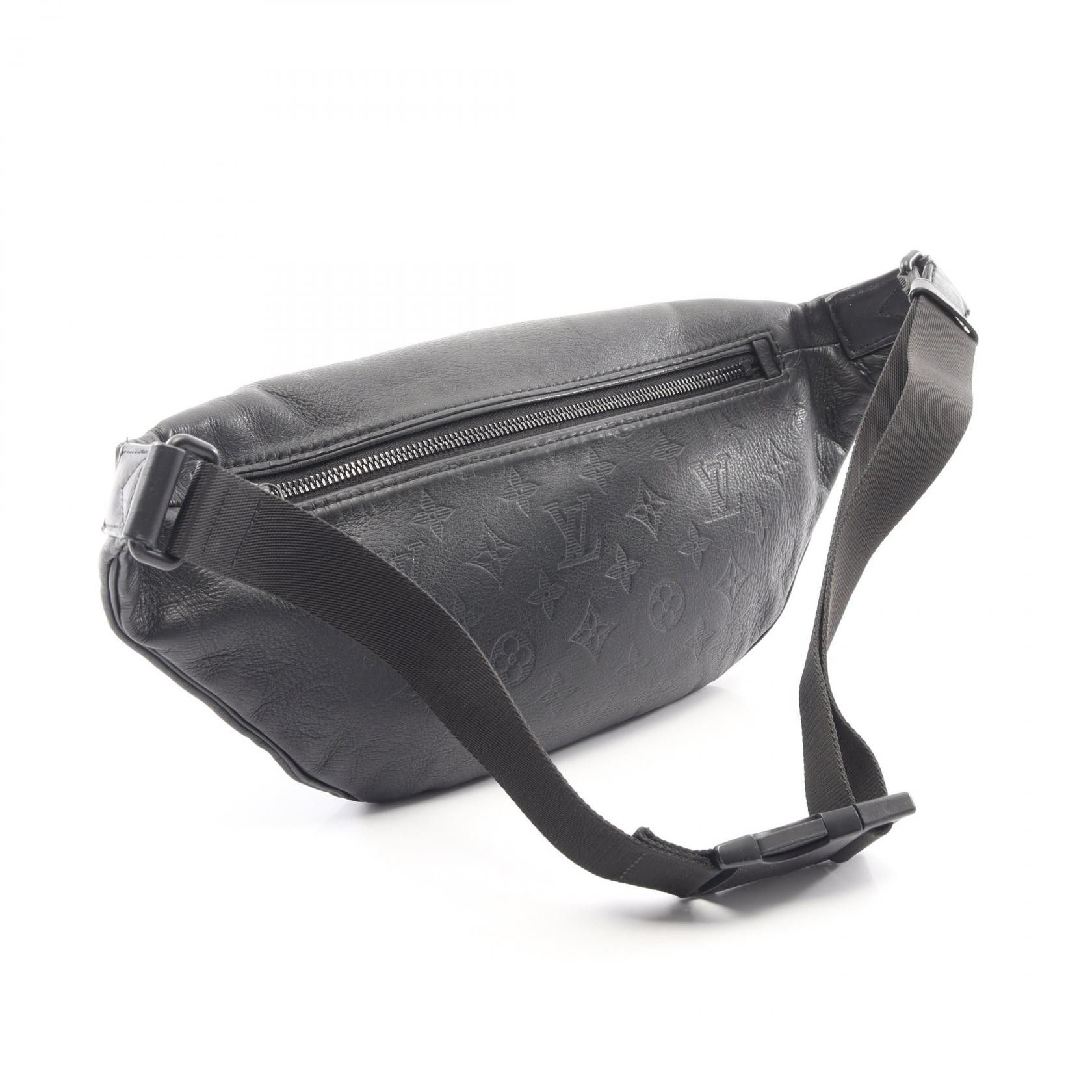 Louis Vuitton Louis Vuitton Louis Vuitton Discovery Monogram Shadow Waist Bag Leather Belt Bag M46036 DUTY FREE for USA Size ONE SIZE - 2 Thumbnail