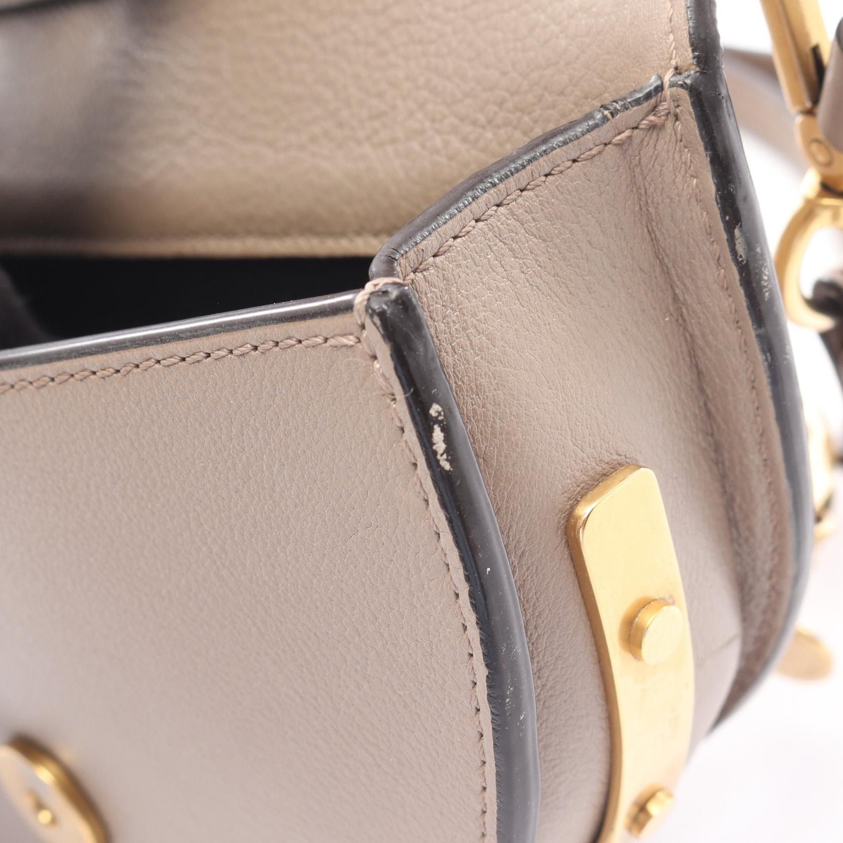 Chloe Chloe Chloe Nile Small Minudiere Leather 2way Handbag Leather Handbag DUTY FREE for USA Size ONE SIZE - 9 Thumbnail