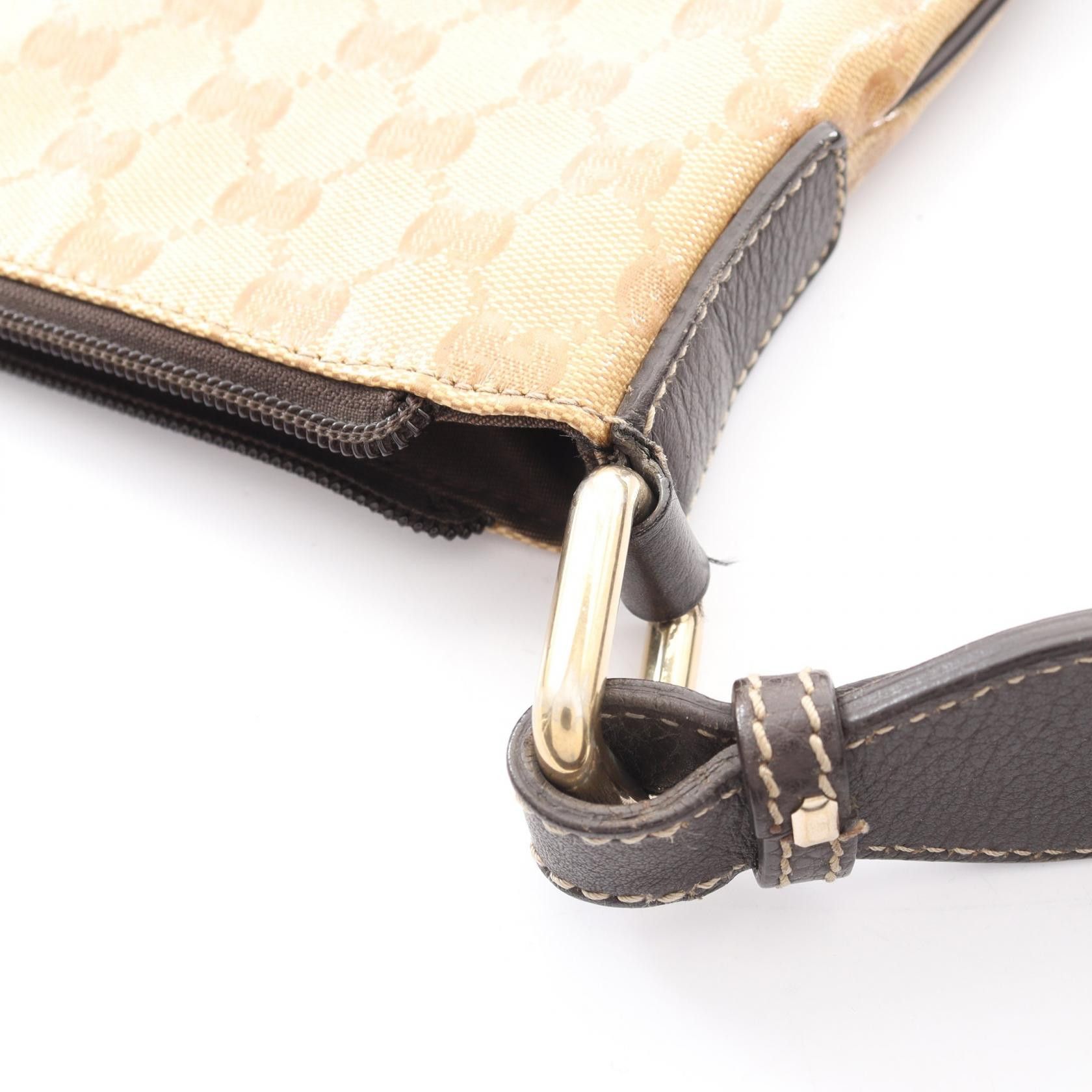 Gucci Gucci Gucci GG Crystal PVC Coated Canvas Leather Shoulder Bag Plastic / Synthetic Shoulder Bag 190628 DUTY FREE for USA Size ONE SIZE - 6 Thumbnail