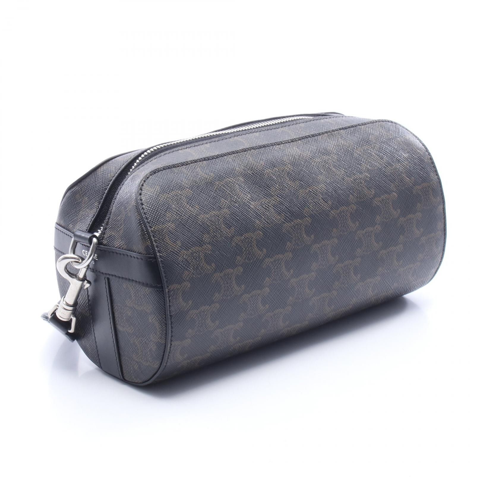 Celine Celine CELINE Triomphe Coated Canvas Leather Shoulder Bag Plastic / Synthetic Shoulder Bag 116382EVJ DUTY FREE for USA Size ONE SIZE - 2 Thumbnail