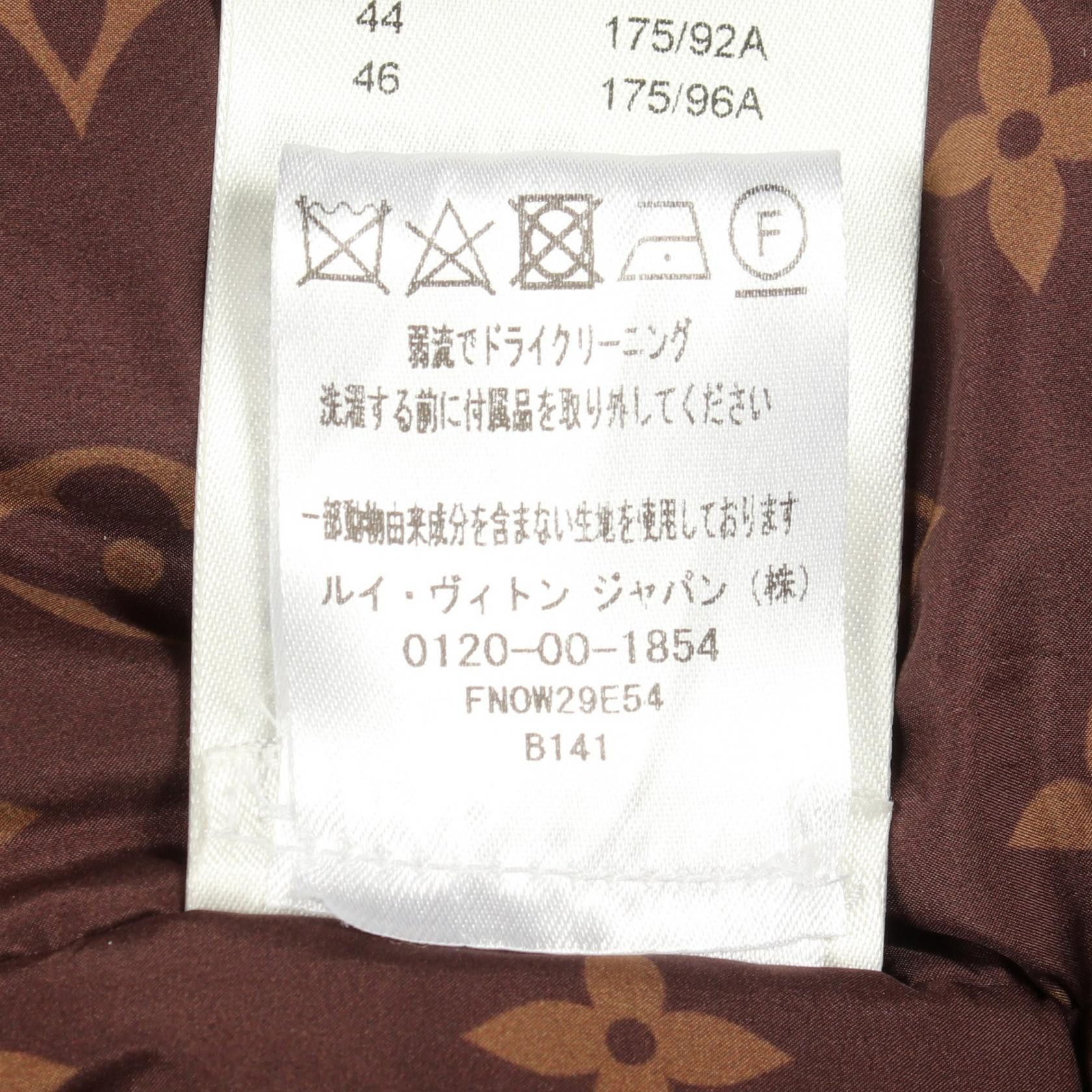 Louis Vuitton Louis Vuitton Louis Vuitton Monogram Hooded Padded Jacket Textile Outerwear RW222WE54FNOW29 DUTY FREE for USA Size ONE SIZE - 4 Thumbnail