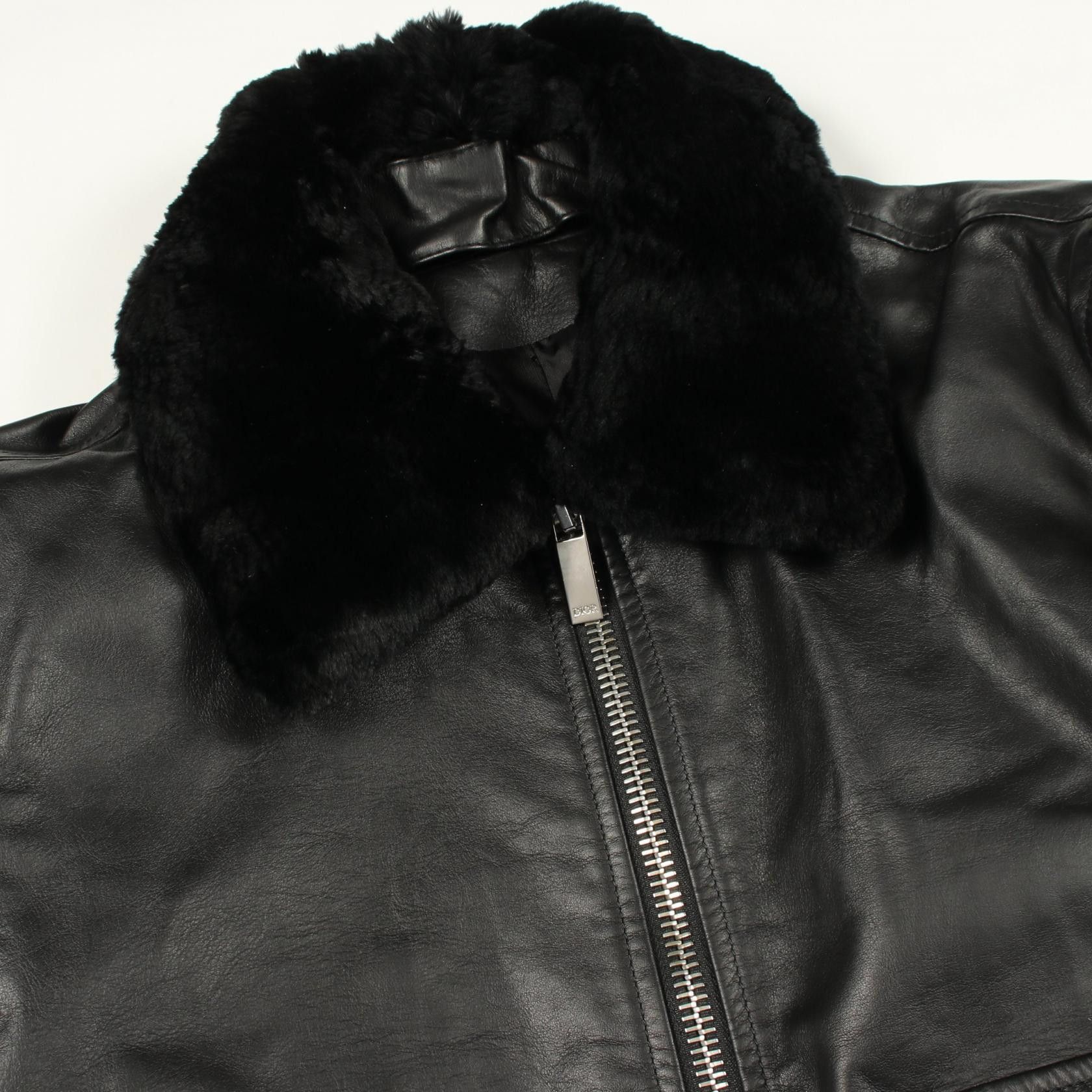 Dior Dior Dior Calfskin Jacket Leather Outerwear 013L408A0384 DUTY FREE for USA Size ONE SIZE - 8 Thumbnail