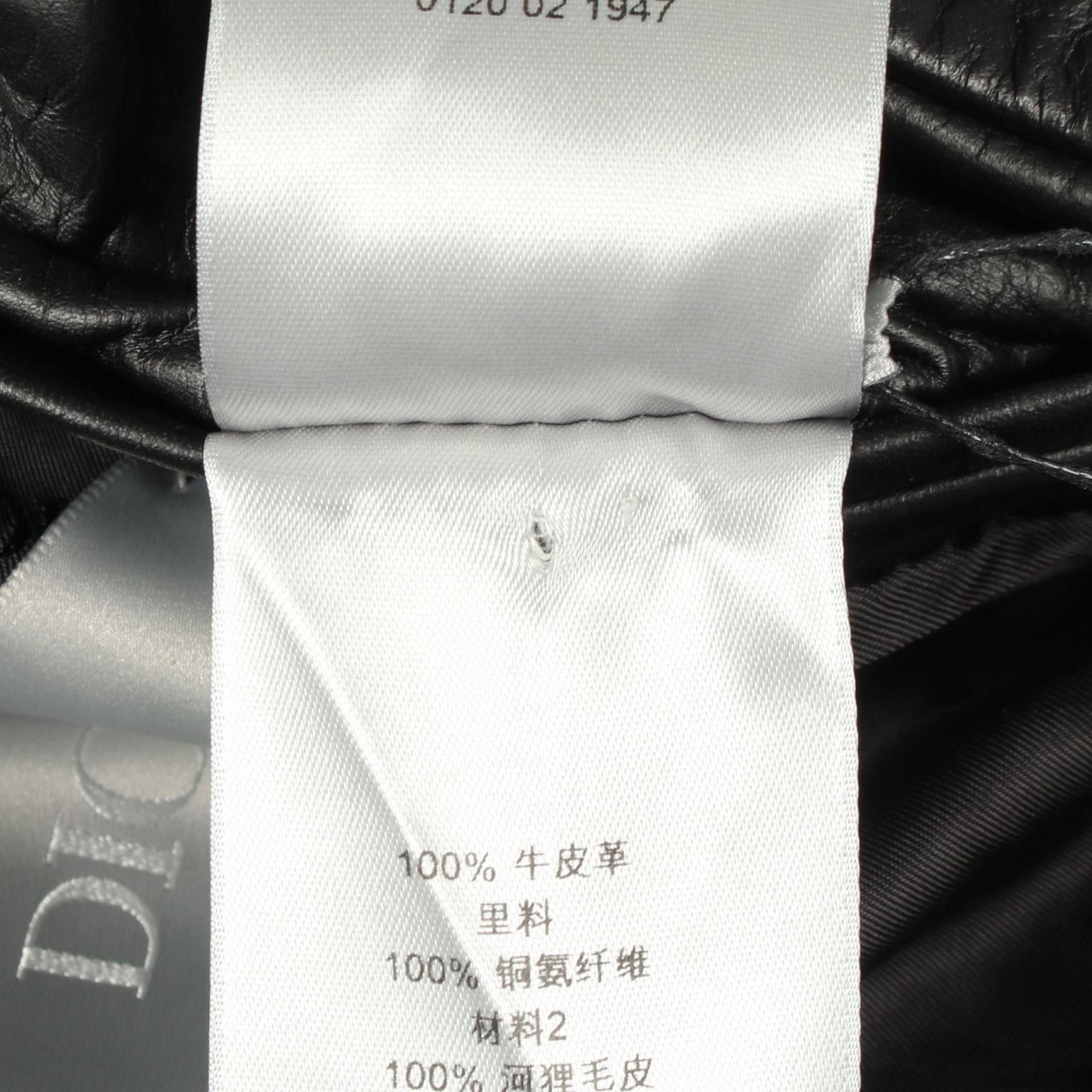 Dior Dior Dior Calfskin Jacket Leather Outerwear 013L408A0384 DUTY FREE for USA Size ONE SIZE - 7 Thumbnail