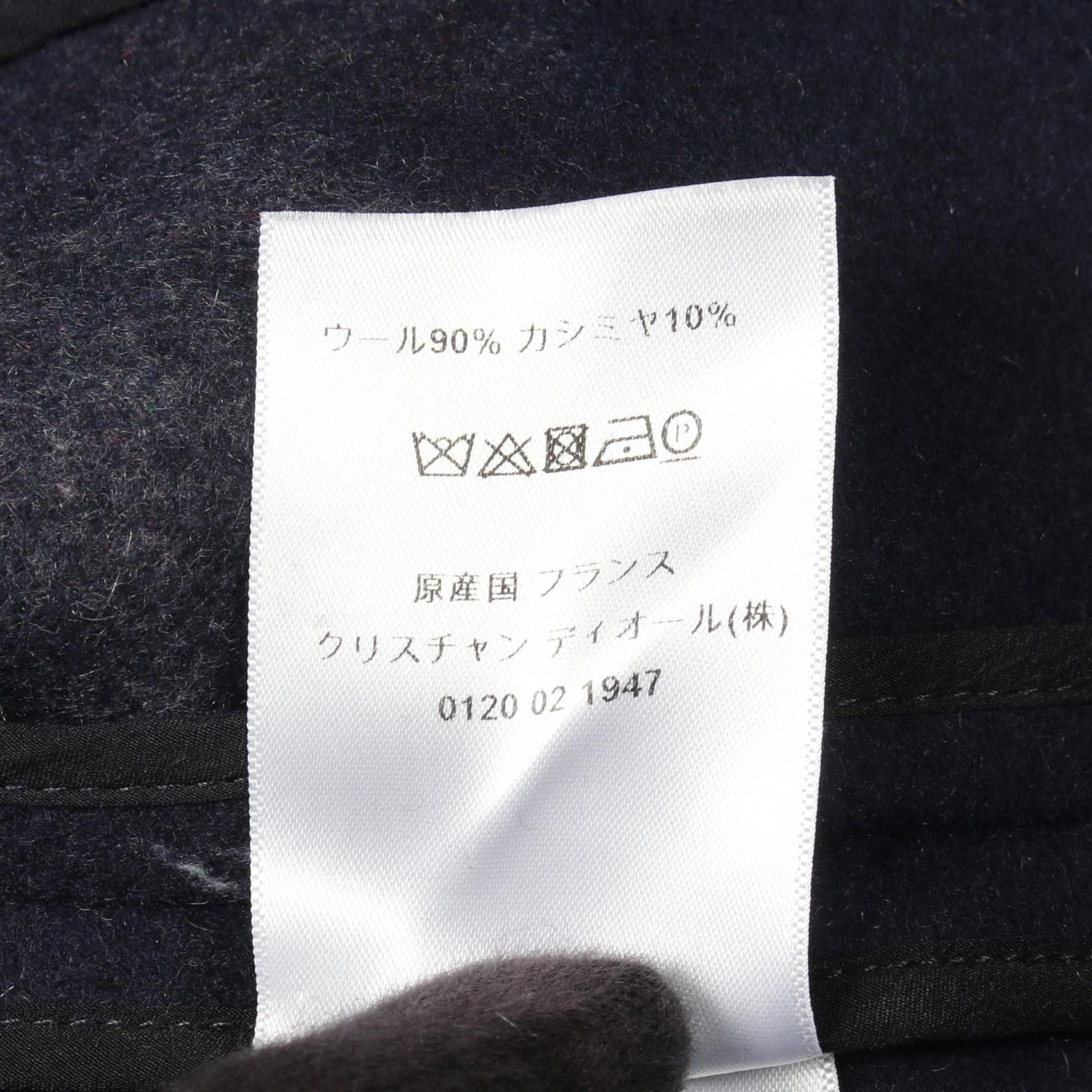 Dior Dior Christian Dior Wool Cashmere Coat Textile Outerwear 151M53A1149 DUTY FREE for USA Size ONE SIZE - 4 Thumbnail