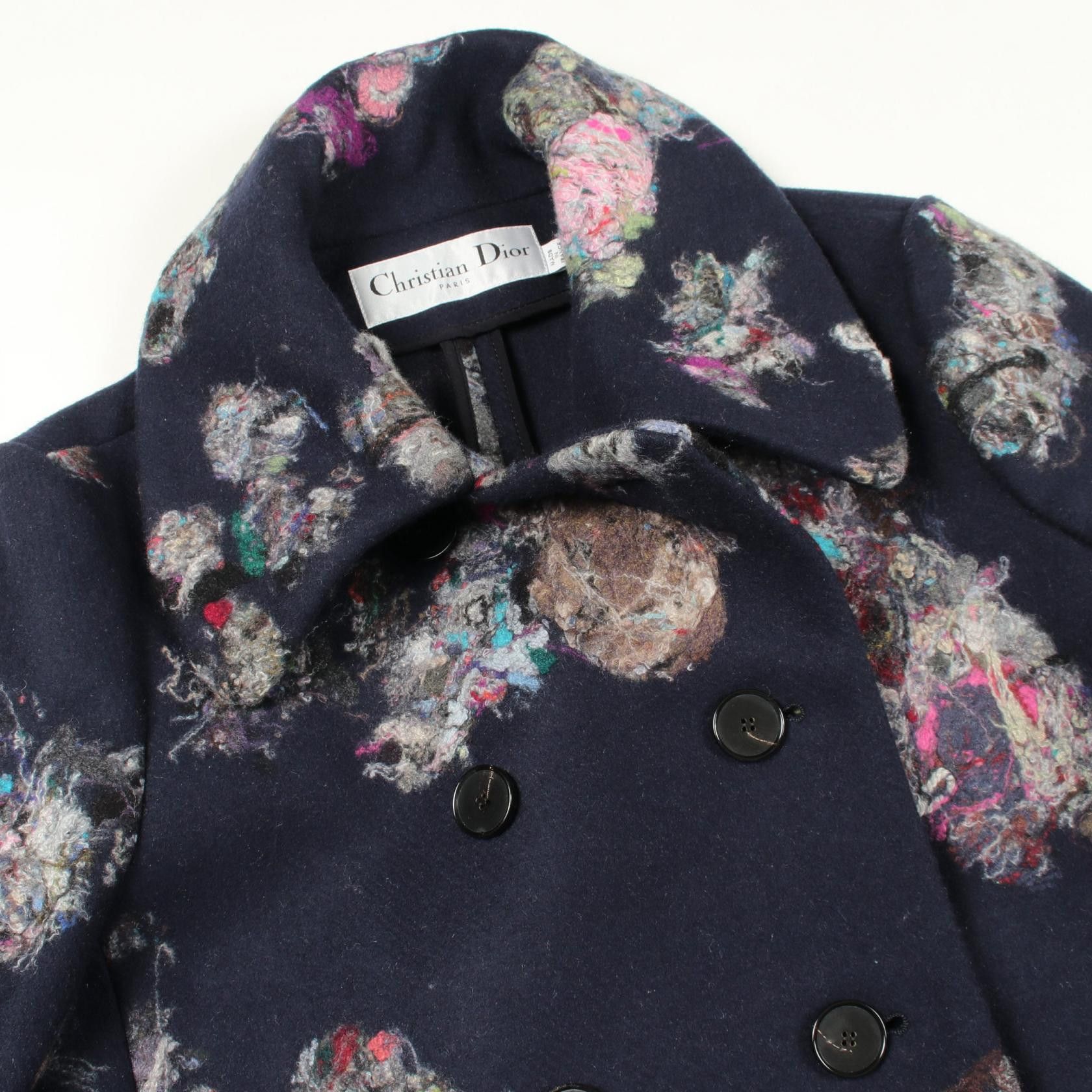 Dior Dior Christian Dior Wool Cashmere Coat Textile Outerwear 151M53A1149 DUTY FREE for USA Size ONE SIZE - 5 Thumbnail