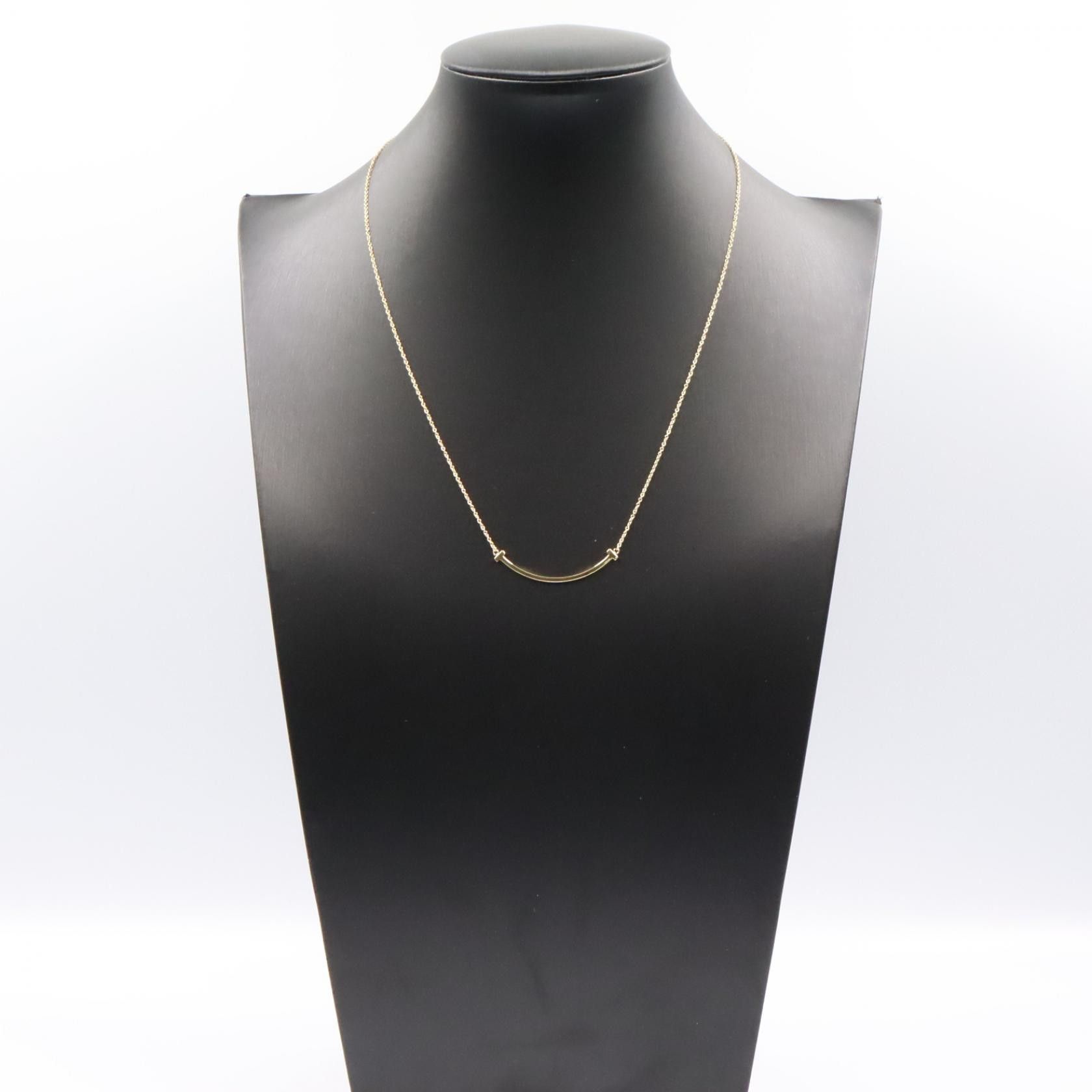Tiffany & Co. Tiffany & Co. Tiffany & Co. T Smile Small Au750 Necklace Precious Metal Necklace 60011679 DUTY FREE for USA Size ONE SIZE - 6 Thumbnail