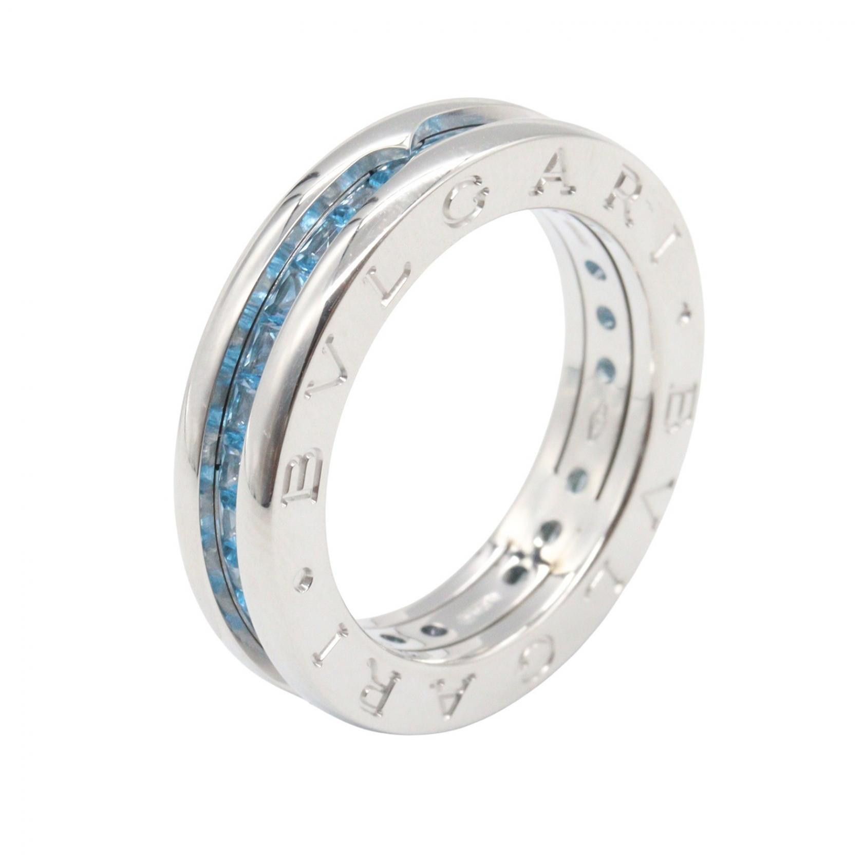Bvlgari Bvlgari BVLGARI B-zero1 Au750 Blue Topaz Ring Size 50 Precious Metal Ring DUTY FREE for USA Size ONE SIZE - 4 Thumbnail