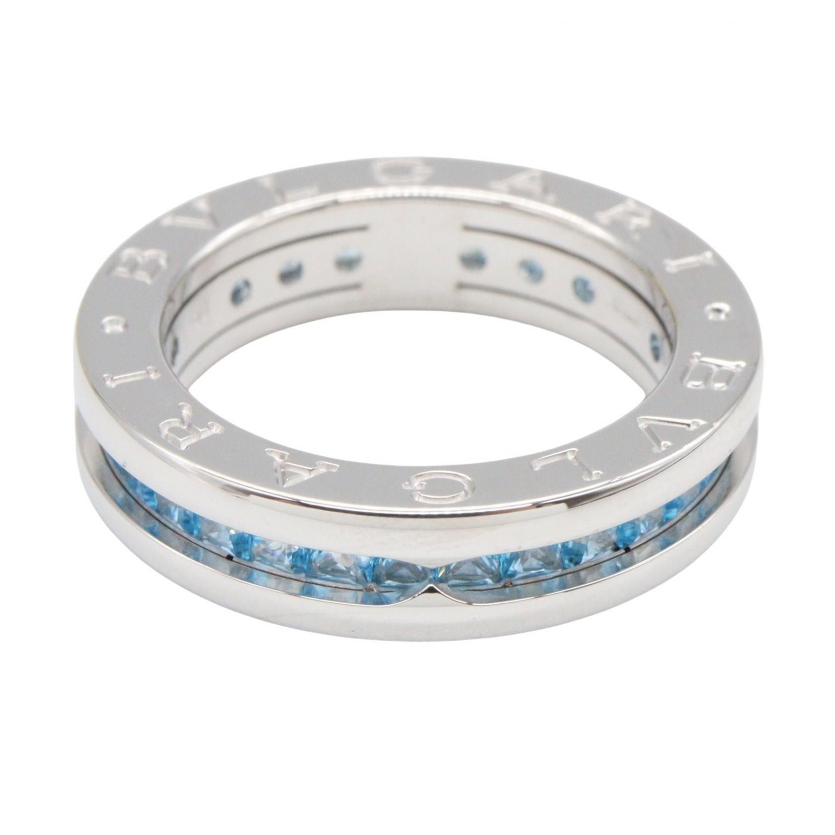 Bvlgari Bvlgari BVLGARI B-zero1 Au750 Blue Topaz Ring Size 50 Precious Metal Ring DUTY FREE for USA Size ONE SIZE - 3 Thumbnail