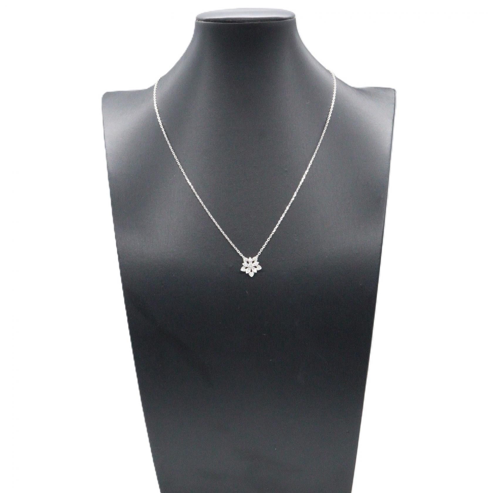 Van Cleef & Arpels Van Cleef & Arpels Van Cleef & Arpels Lotus Au750 Diamond Necklace Precious Metal Necklace DUTY FREE for USA Size ONE SIZE - 6 Thumbnail