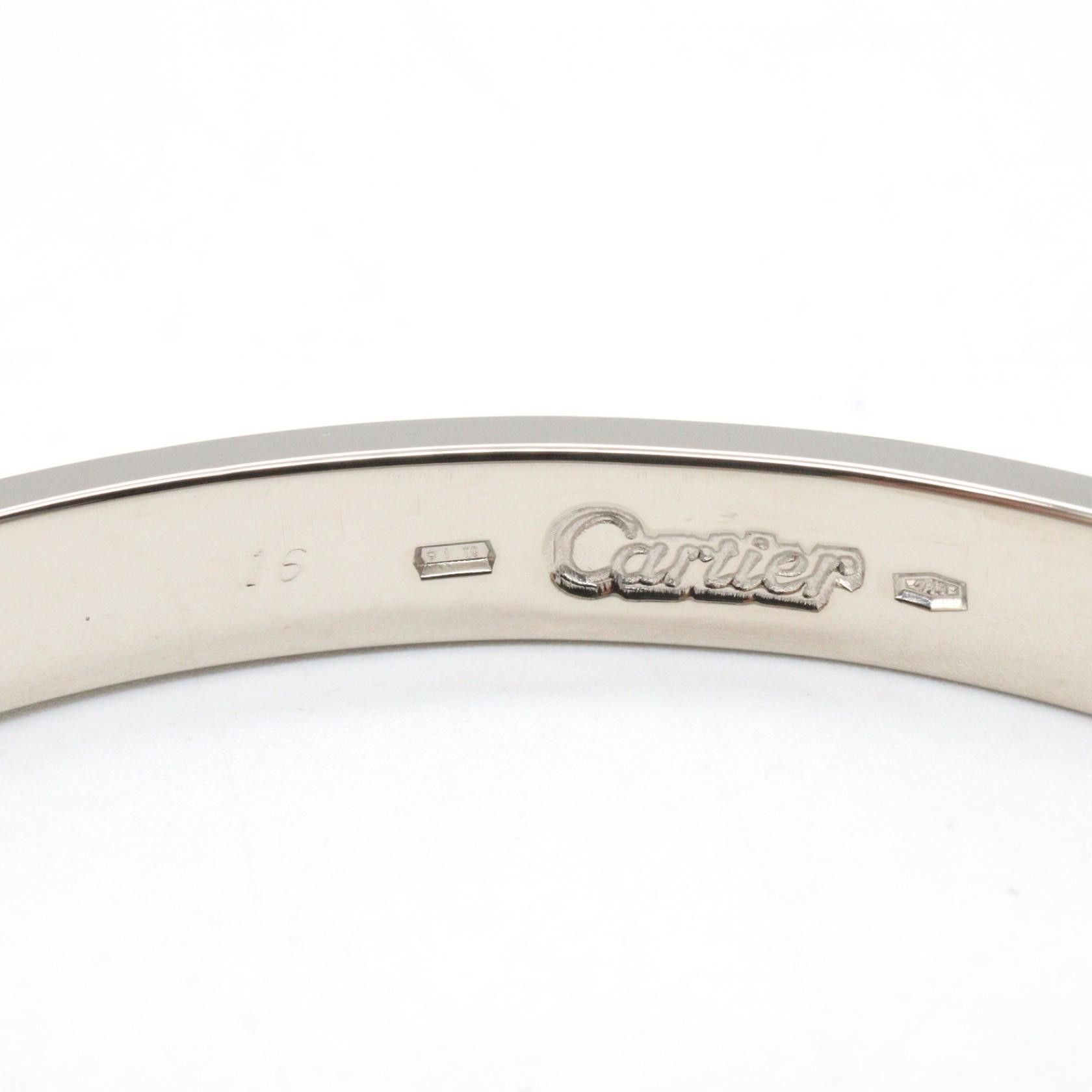 Cartier Cartier Cartier Love Au750 White Gold Bracelet Size 16 Precious Metal Bracelet DUTY FREE for USA Size ONE SIZE - 4 Thumbnail