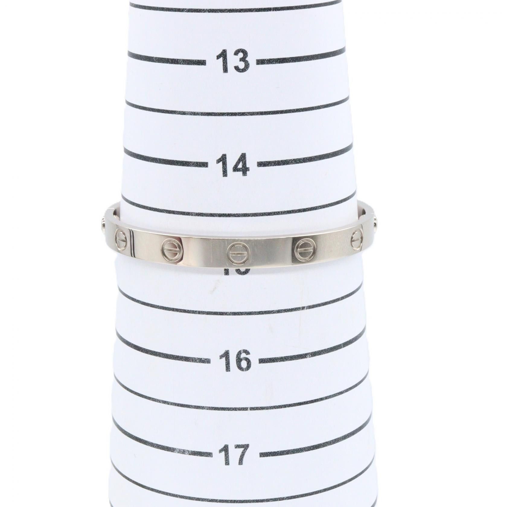 Cartier Cartier Cartier Love Au750 White Gold Bracelet Size 16 Precious Metal Bracelet DUTY FREE for USA Size ONE SIZE - 6 Thumbnail