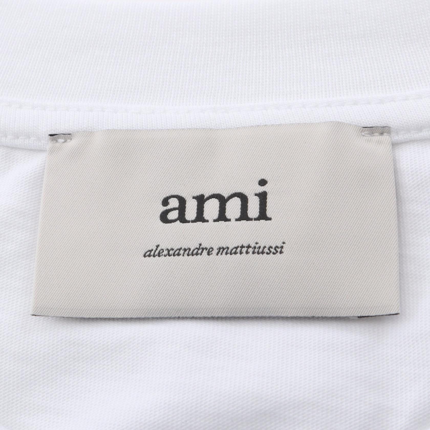 AMI Ami AMI AMI DE COEUR Cotton T Shirt Textile T-Shirts UTS035.724M DUTY FREE for USA Size ONE SIZE - 3 Thumbnail