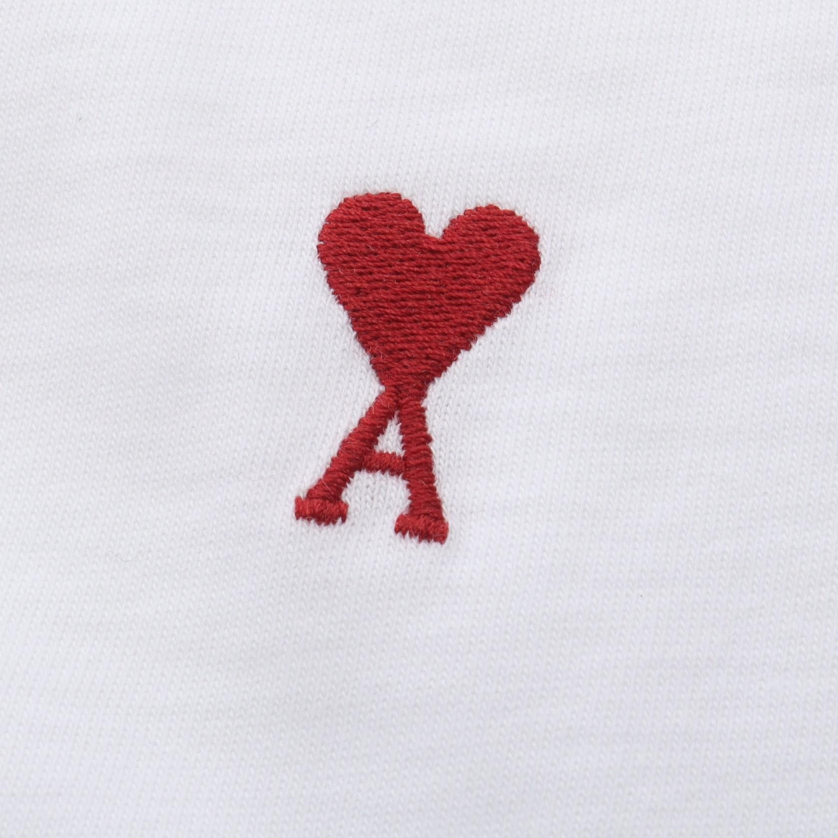 AMI Ami AMI AMI DE COEUR Cotton T Shirt Textile T-Shirts UTS035.724M DUTY FREE for USA Size ONE SIZE - 6 Thumbnail
