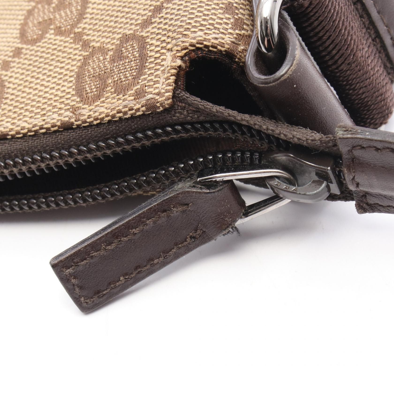 Gucci Gucci Gucci GG Canvas Leather Shoulder Bag Textile Shoulder Bag 145857 DUTY FREE for USA Size ONE SIZE - 7 Thumbnail